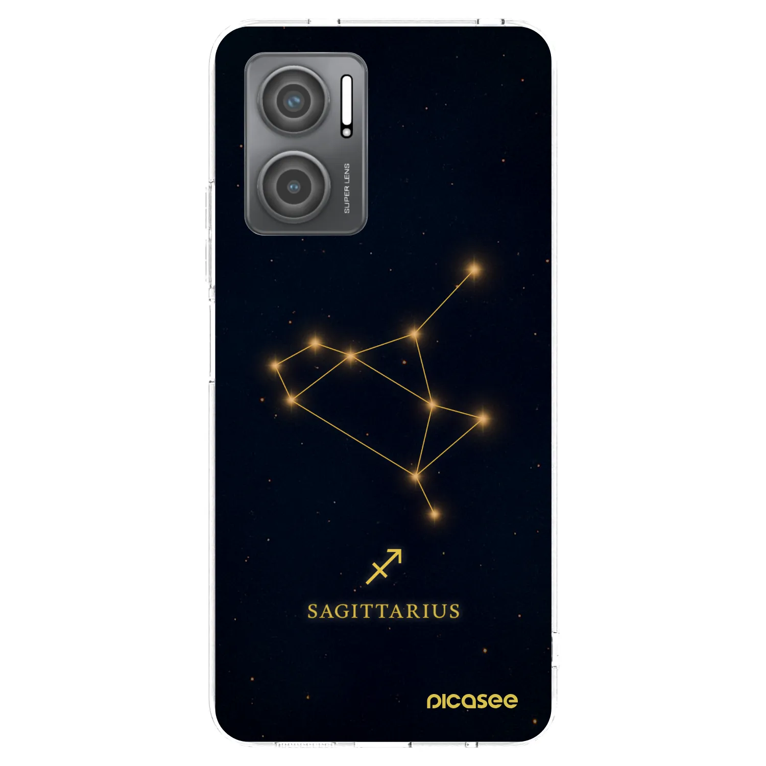Picasee silikonski prozorni ovitek za Xiaomi Redmi 10 5G - SAGITTARIUS