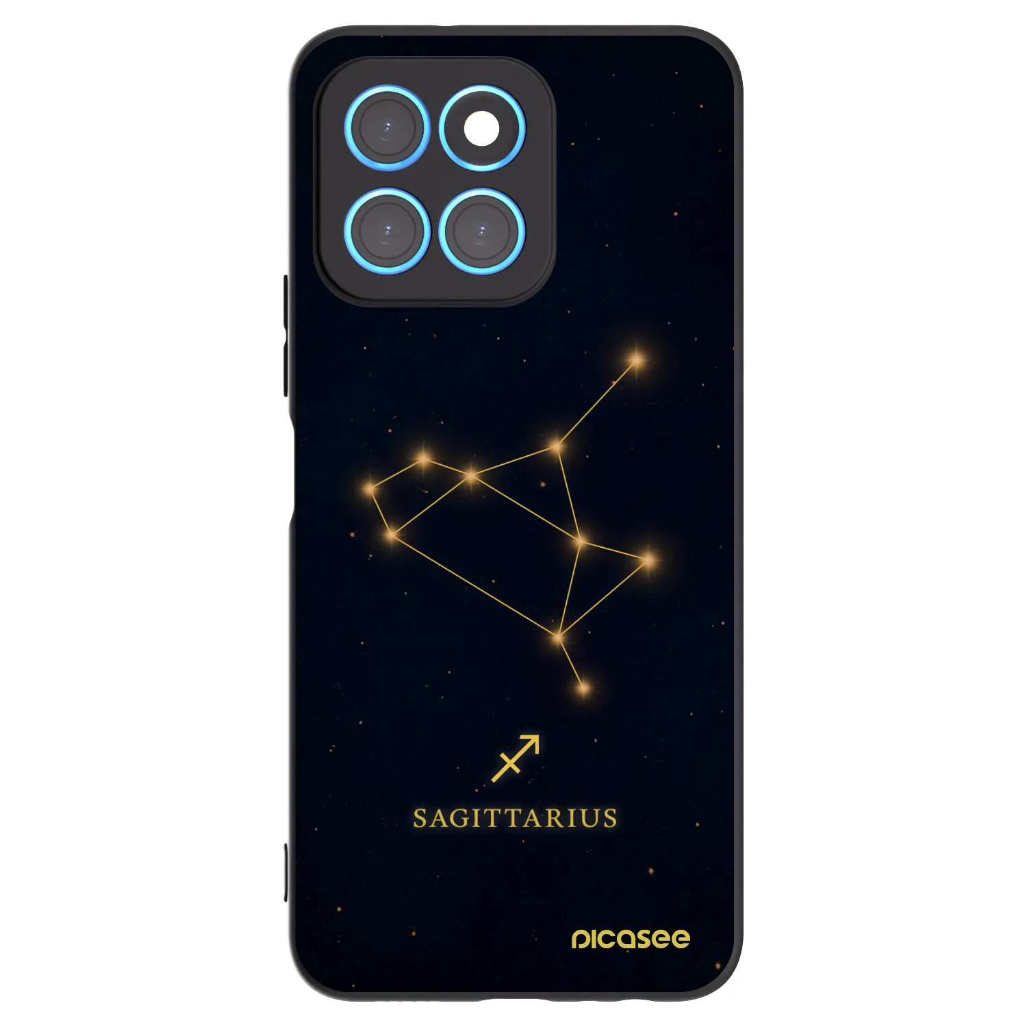 Picasee silikonski črni ovitek za Honor X6 - SAGITTARIUS