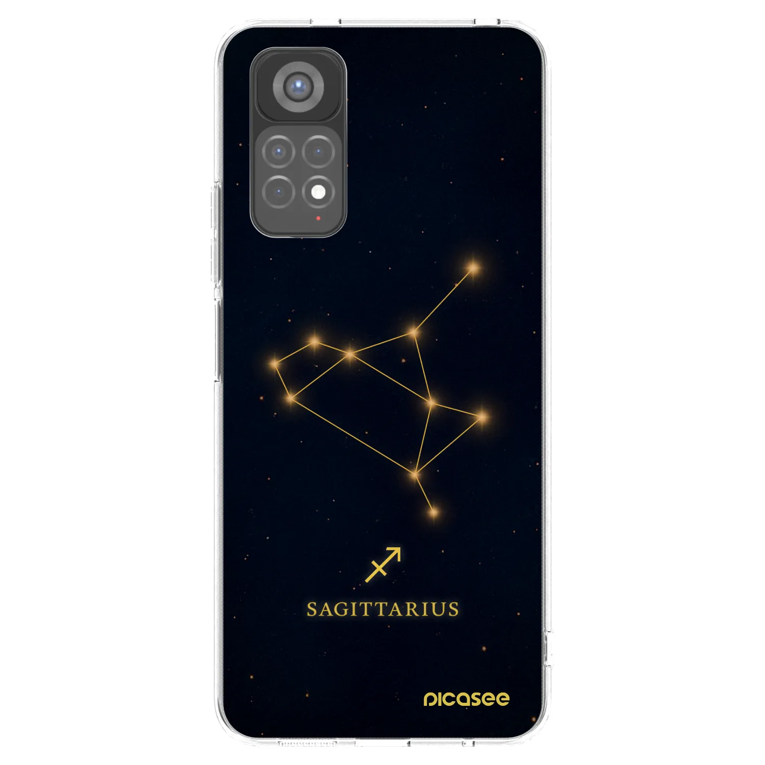Picasee silikonski prozorni ovitek za Xiaomi Redmi Note 11S 5G - SAGITTARIUS