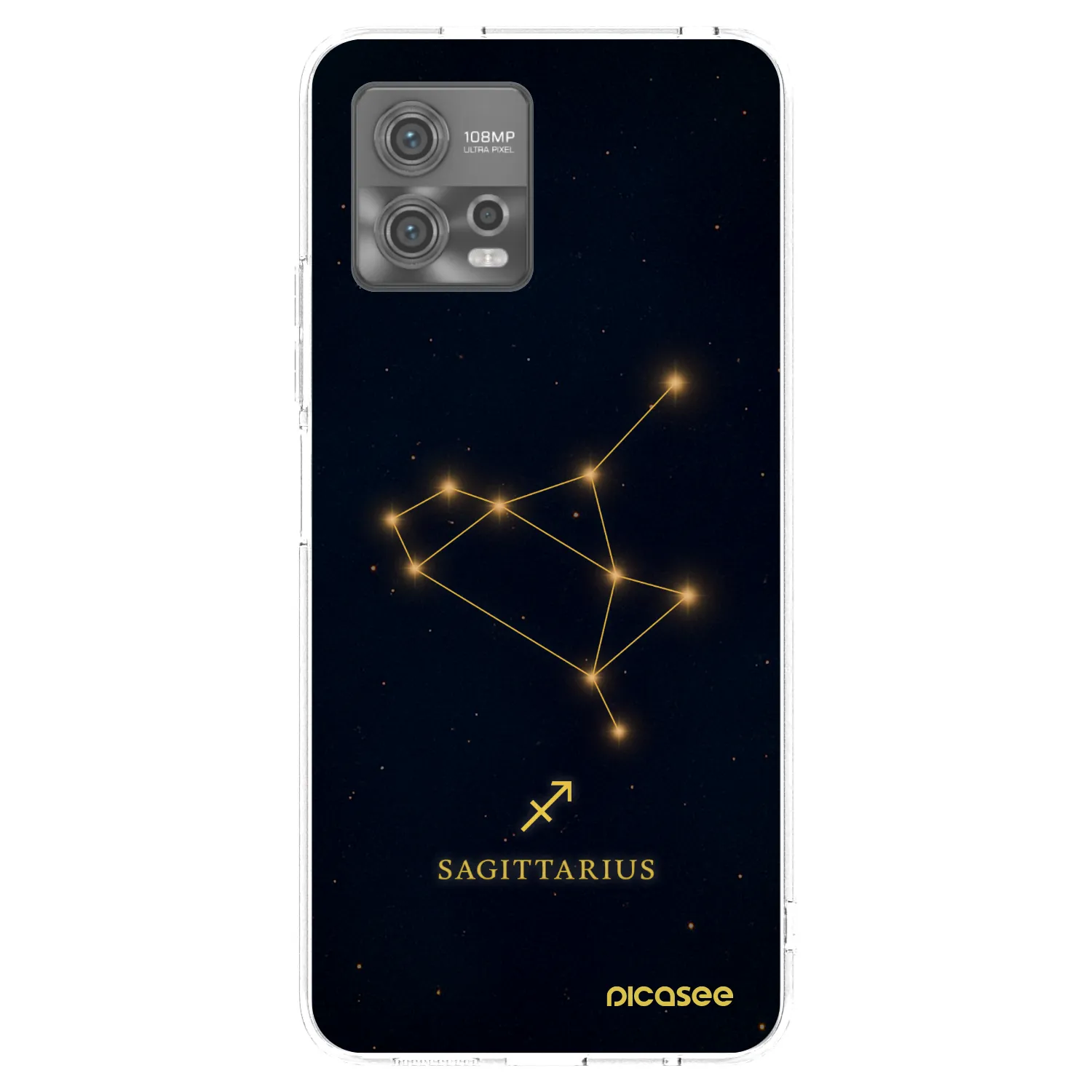 Picasee silikonski prozorni ovitek za Motorola Moto G72 - SAGITTARIUS