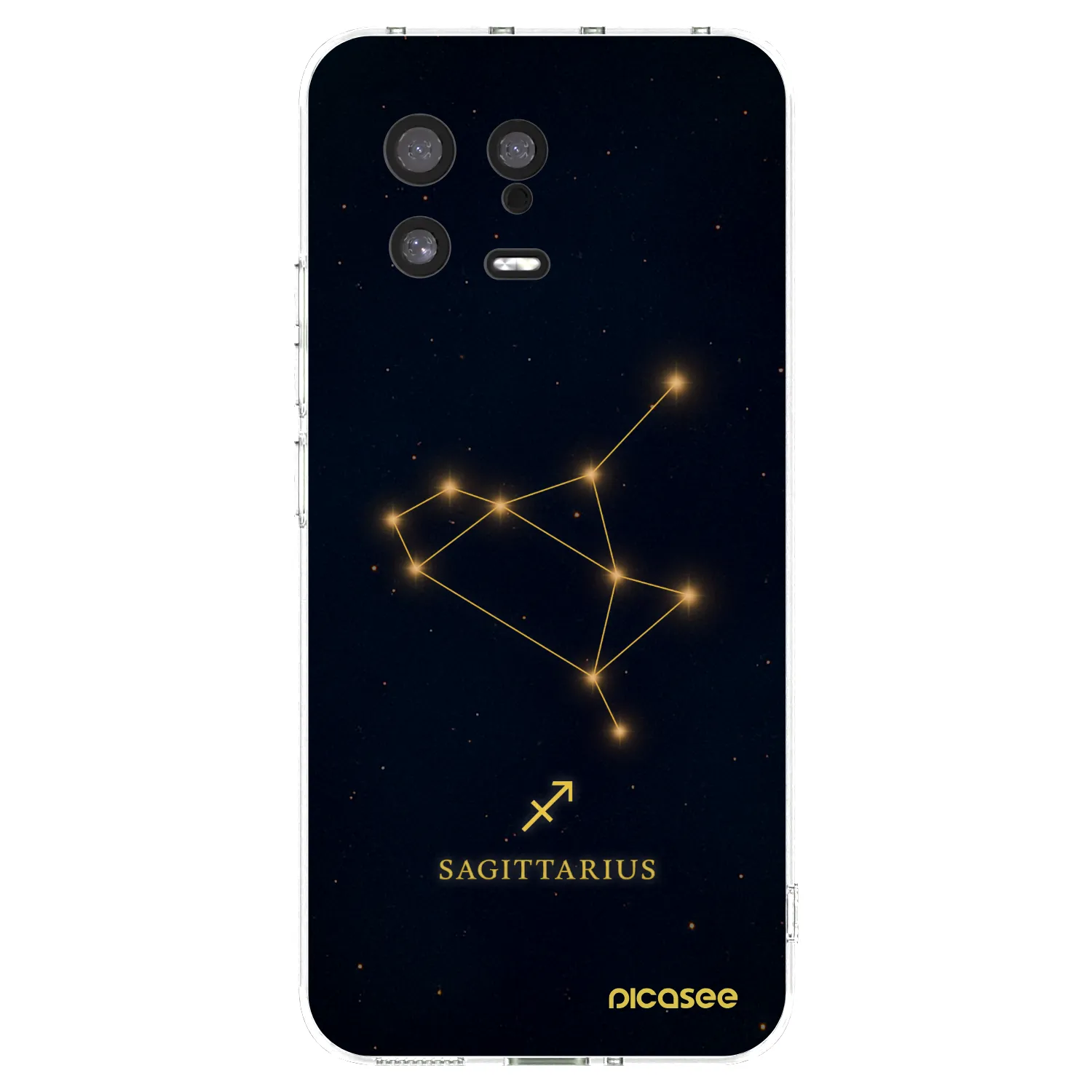 Picasee silikonski prozorni ovitek za Xiaomi 13 - SAGITTARIUS