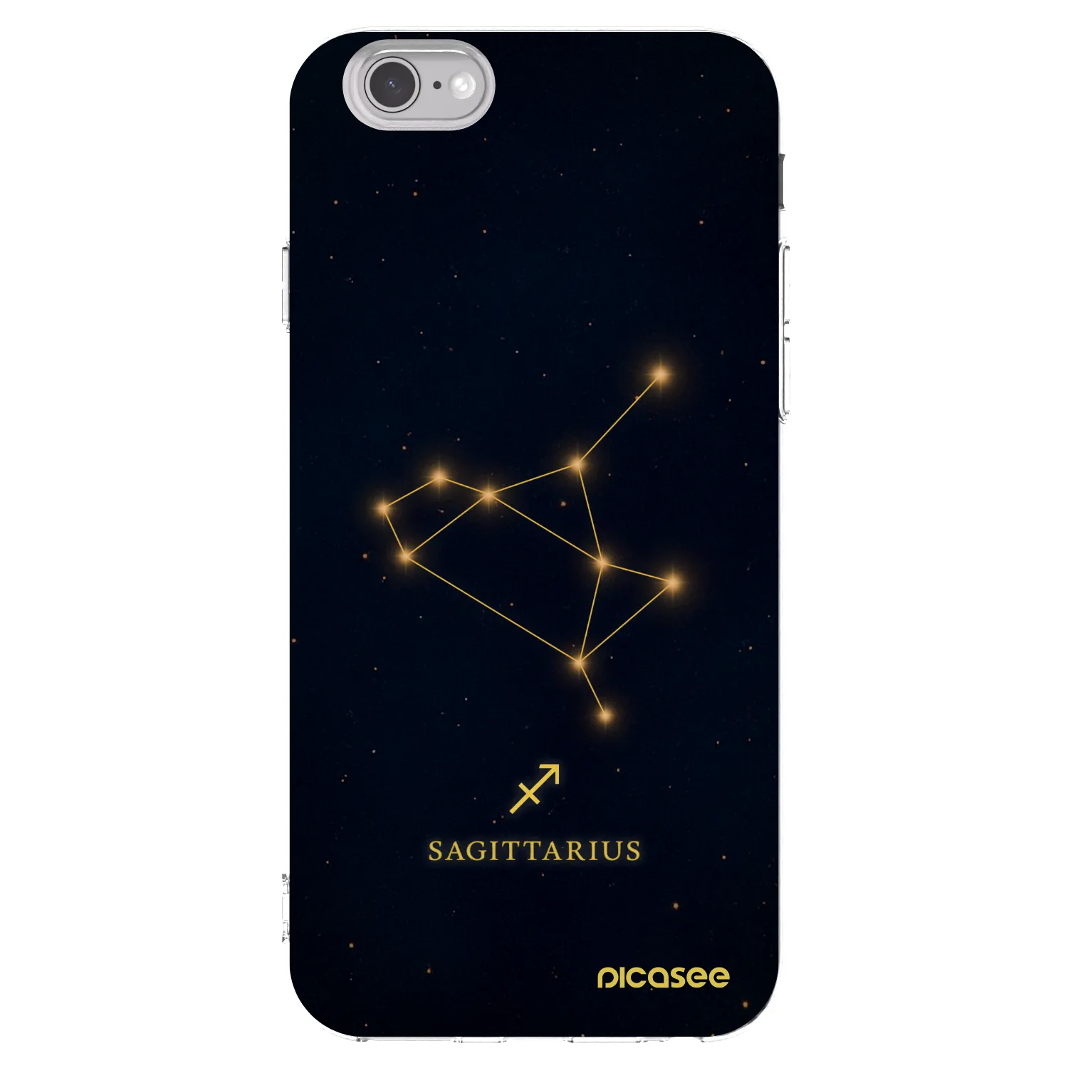 Picasee silikonski prozorni ovitek za Apple iPhone 6/6S - SAGITTARIUS