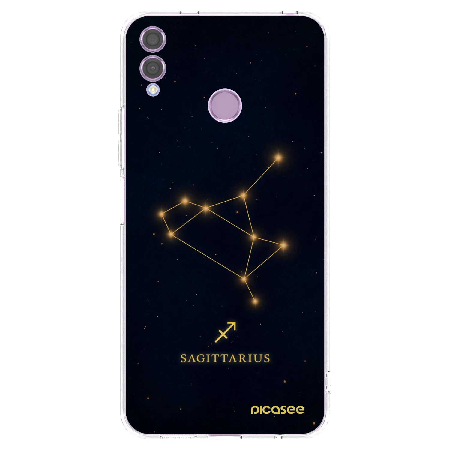 Picasee silikonski prozorni ovitek za Honor 8X - SAGITTARIUS