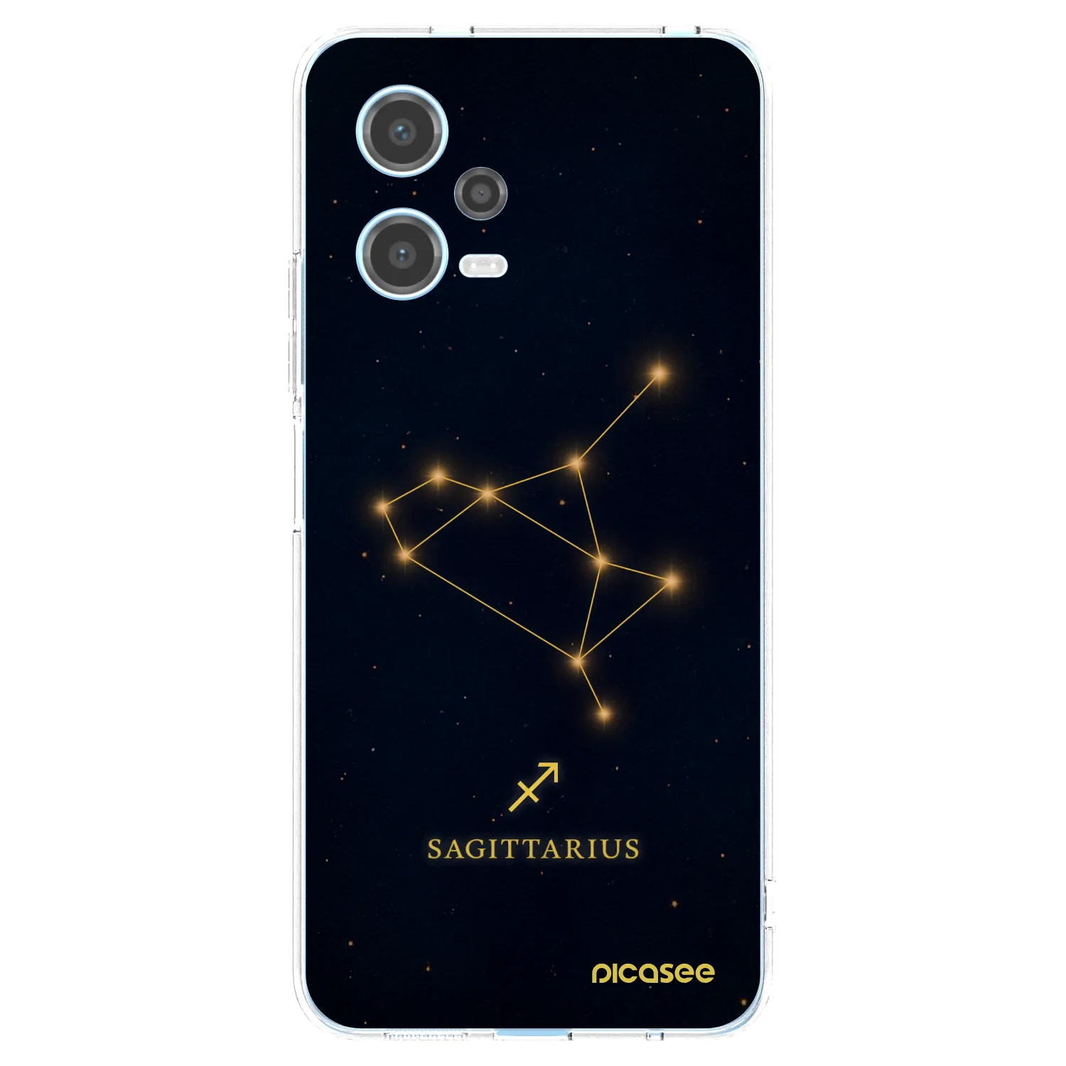 Picasee silikonski prozorni ovitek za Xiaomi Redmi Note 12 5G - SAGITTARIUS