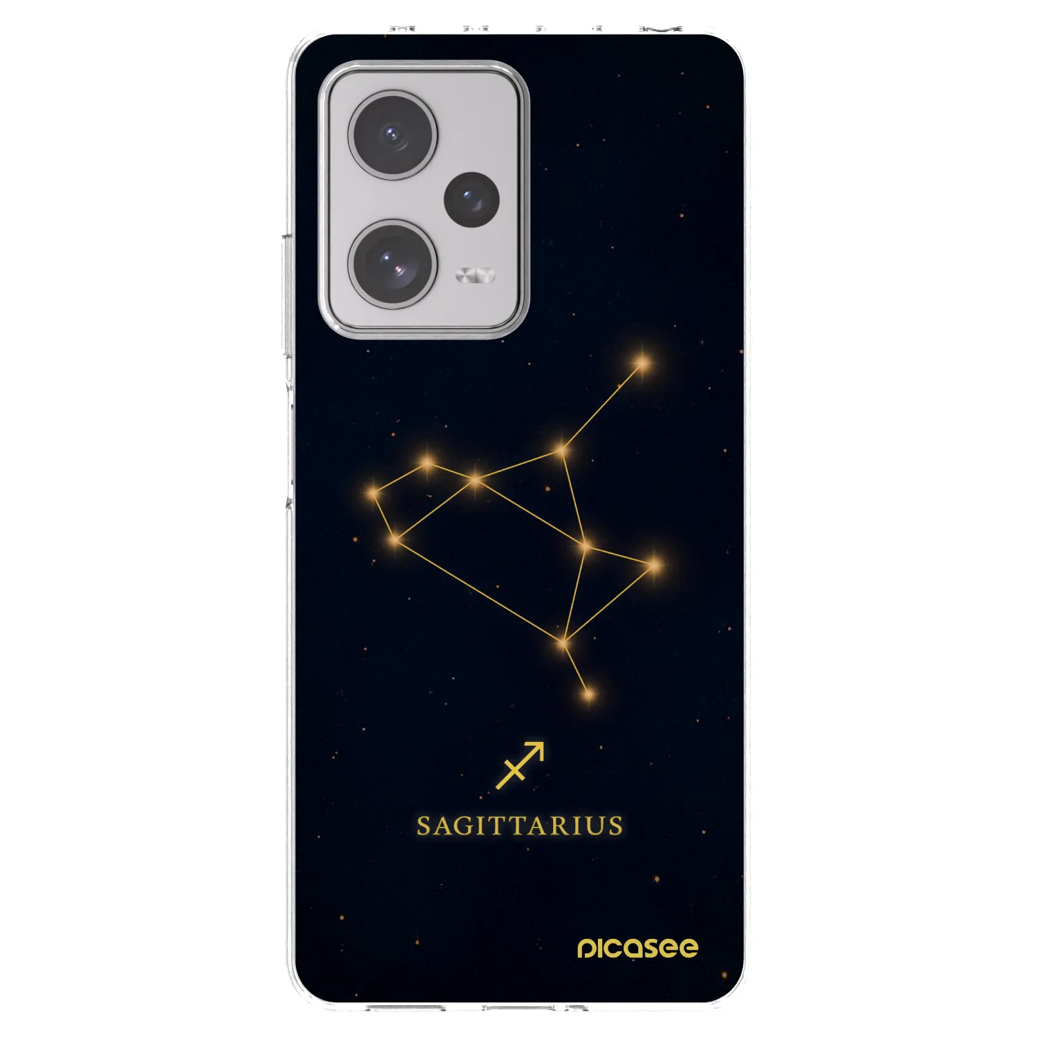 Picasee silikonski prozorni ovitek za Xiaomi Redmi Note 12 Pro+ 5G - SAGITTARIUS
