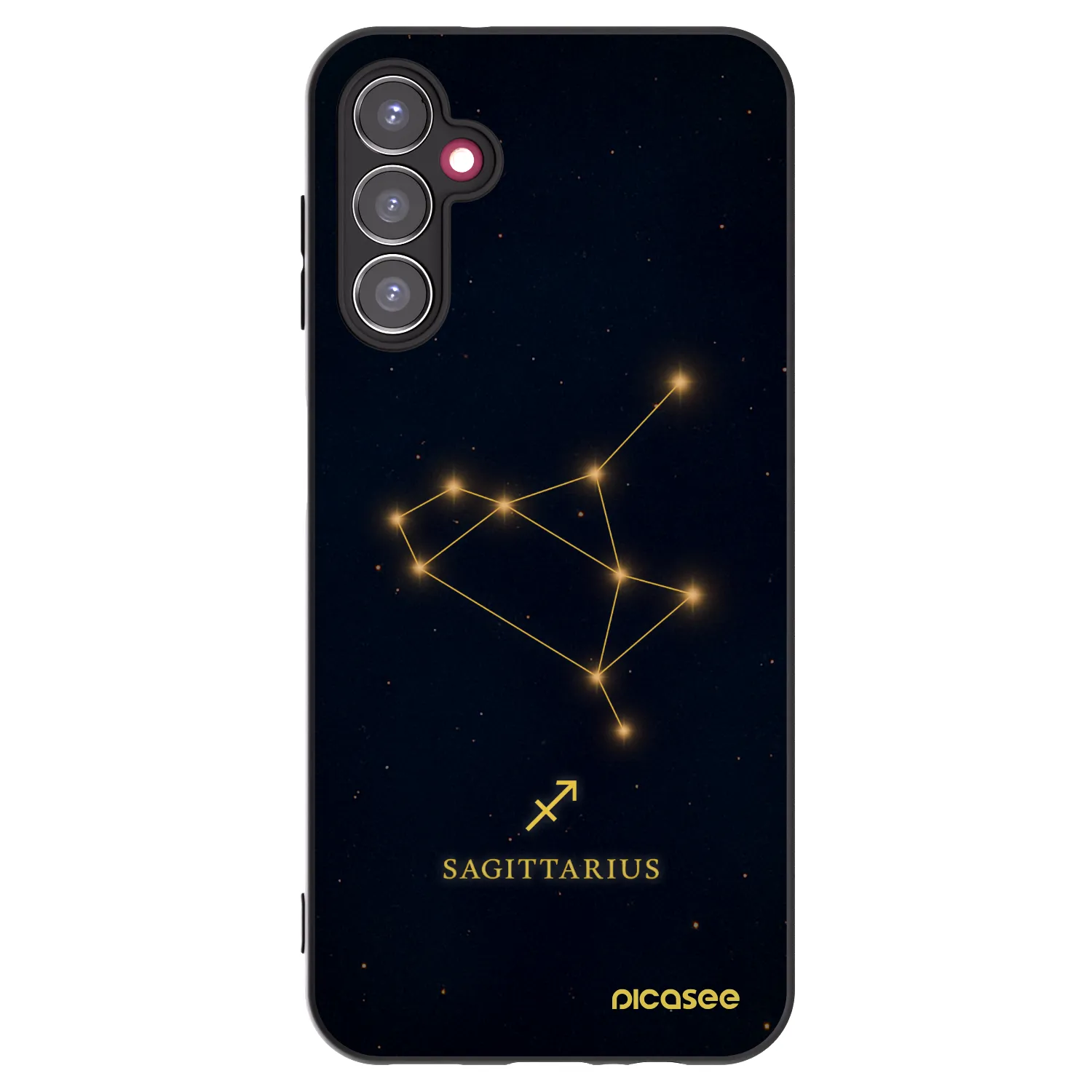 Picasee silikonski črni ovitek za Samsung Galaxy A14 4G A145R - SAGITTARIUS
