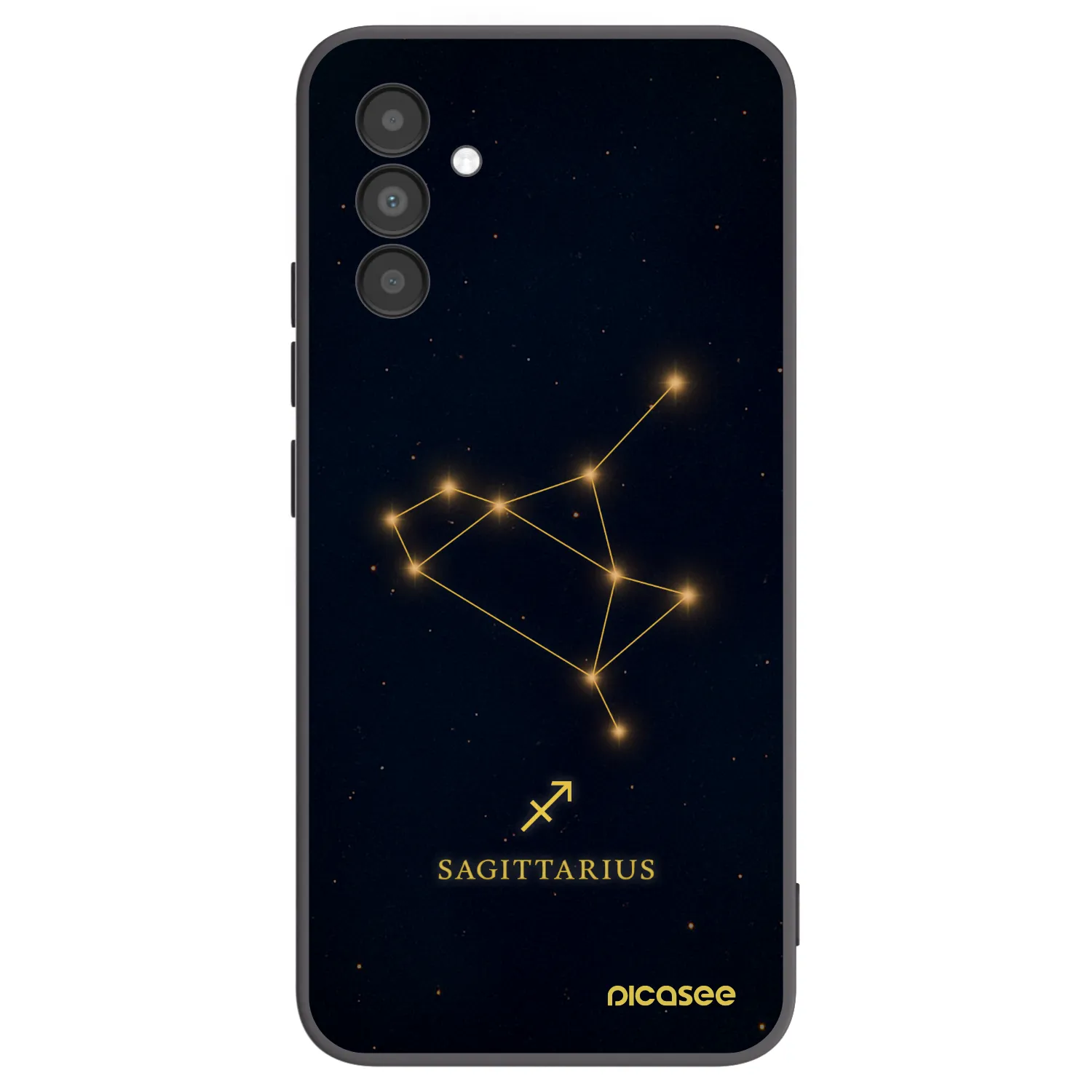 Picasee silikonski črni ovitek za Samsung Galaxy A04s A047F - SAGITTARIUS