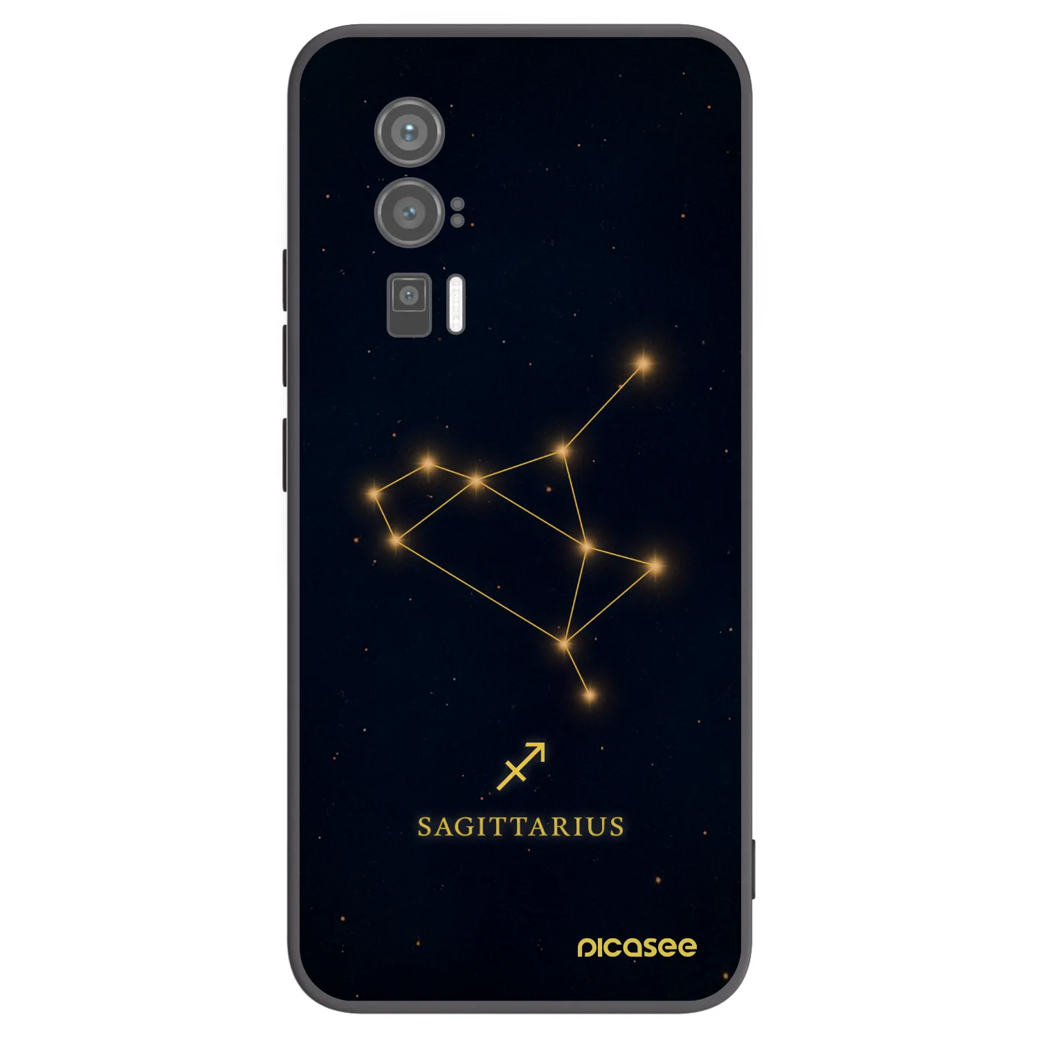 Picasee silikonski črni ovitek za Xiaomi Poco F5 Pro 5G - SAGITTARIUS