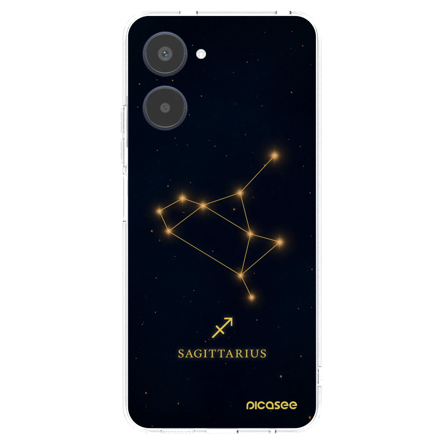 Picasee silikonski prozorni ovitek za Realme 10 4G - SAGITTARIUS