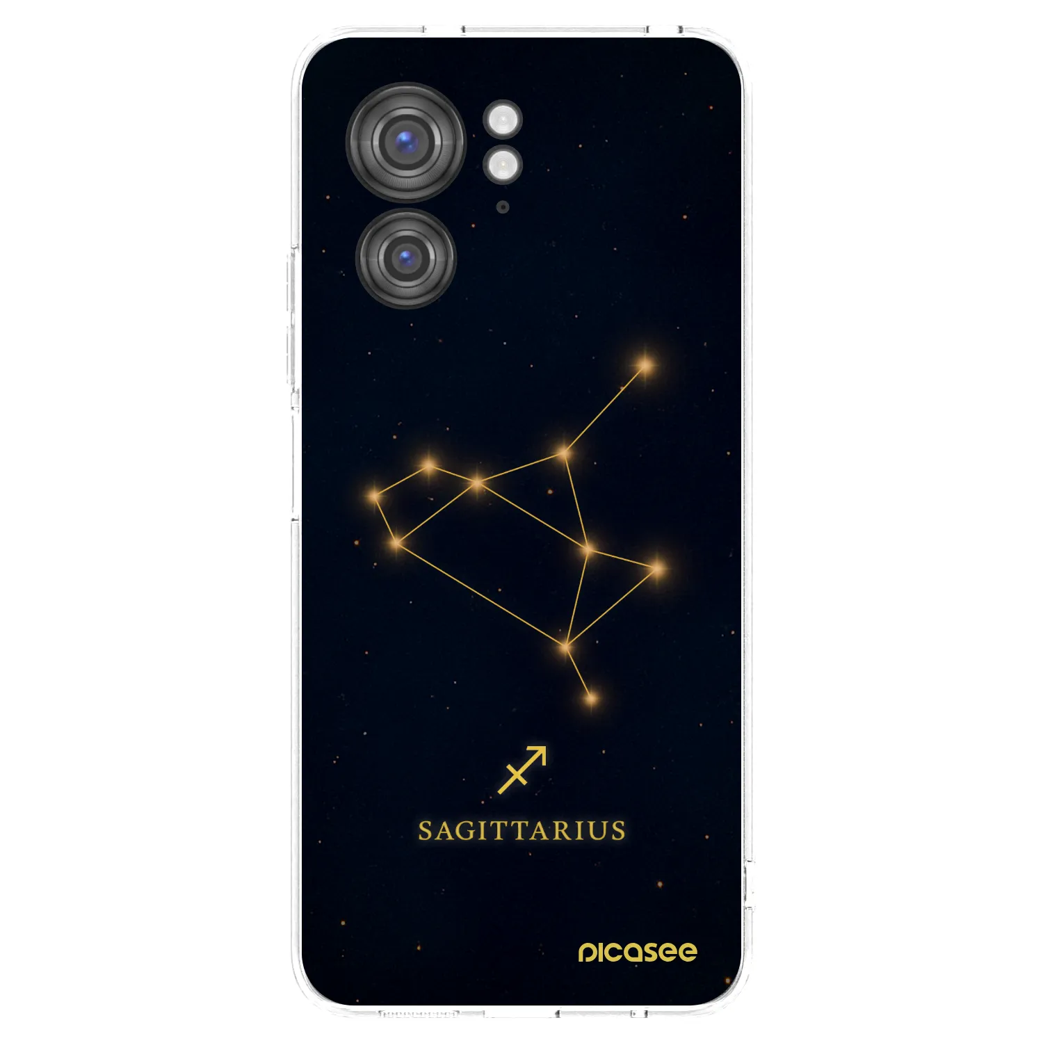 Picasee silikonski prozorni ovitek za Motorola Edge 40 - SAGITTARIUS