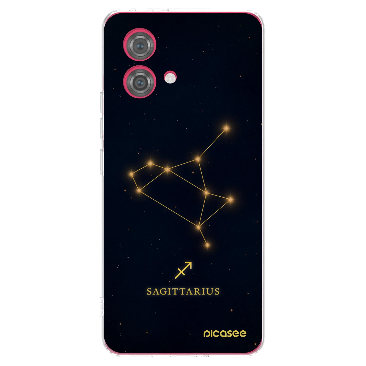 Picasee silikonski prozorni ovitek za Motorola Moto G84 5G - SAGITTARIUS