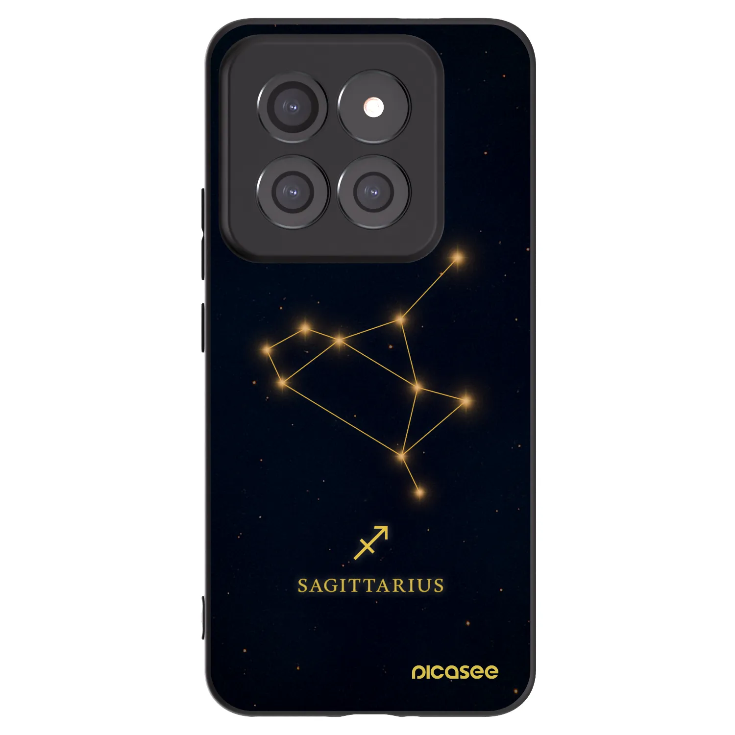 Picasee silikonski črni ovitek za Xiaomi 14 Pro - SAGITTARIUS