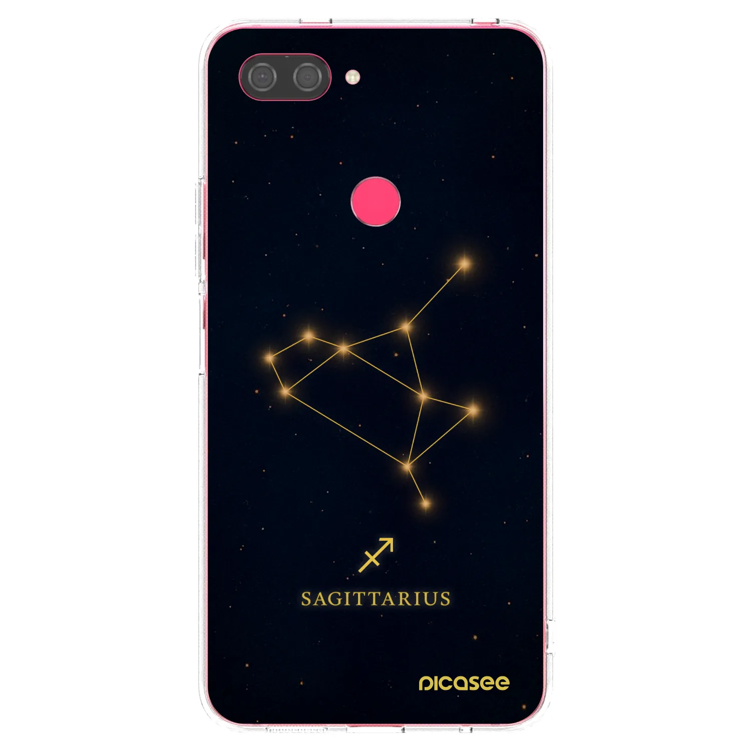 Picasee silikonski prozorni ovitek za Xiaomi Mi 8 Lite - SAGITTARIUS
