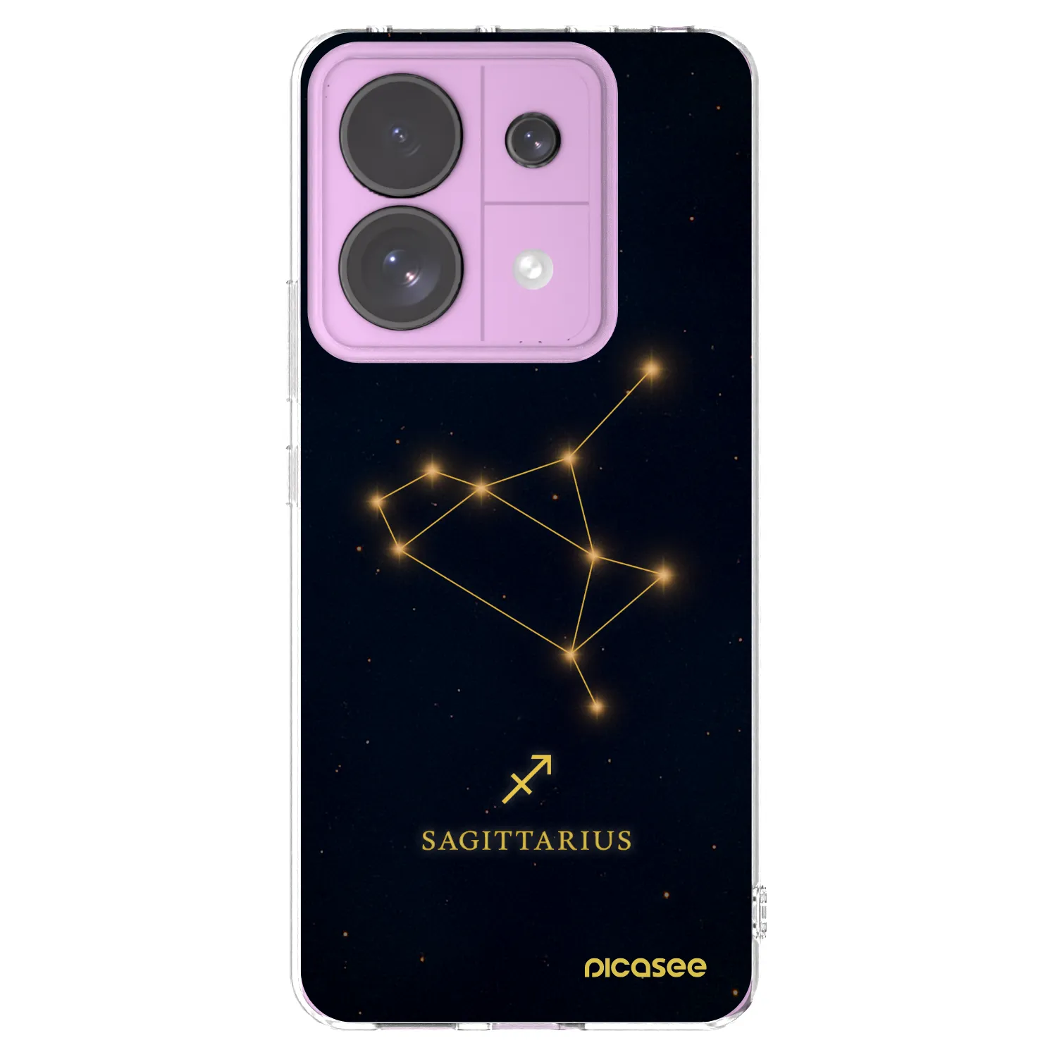 Picasee silikonski prozorni ovitek za Xiaomi Redmi Note 13 Pro 5G - SAGITTARIUS