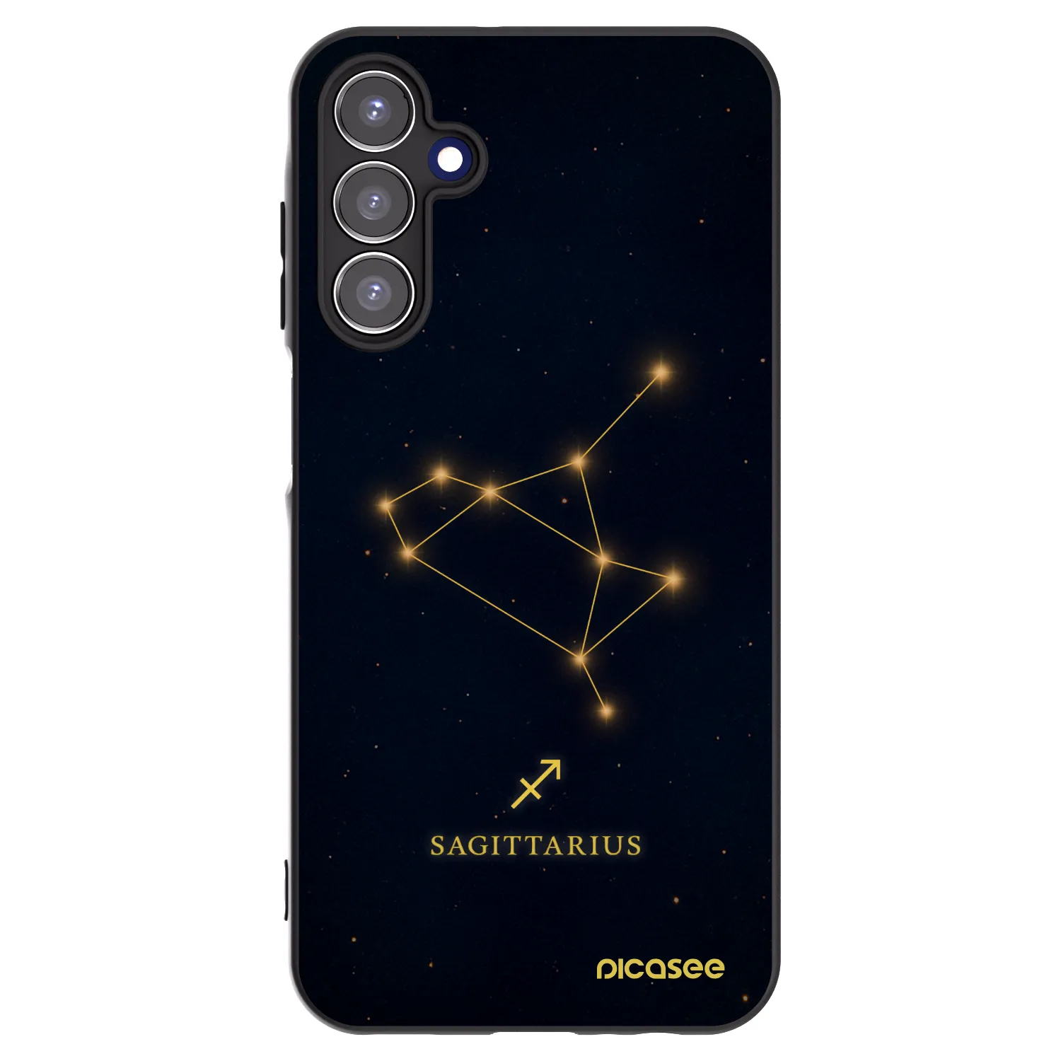 Picasee silikonski črni ovitek za Samsung Galaxy A15 A155F 4G - SAGITTARIUS