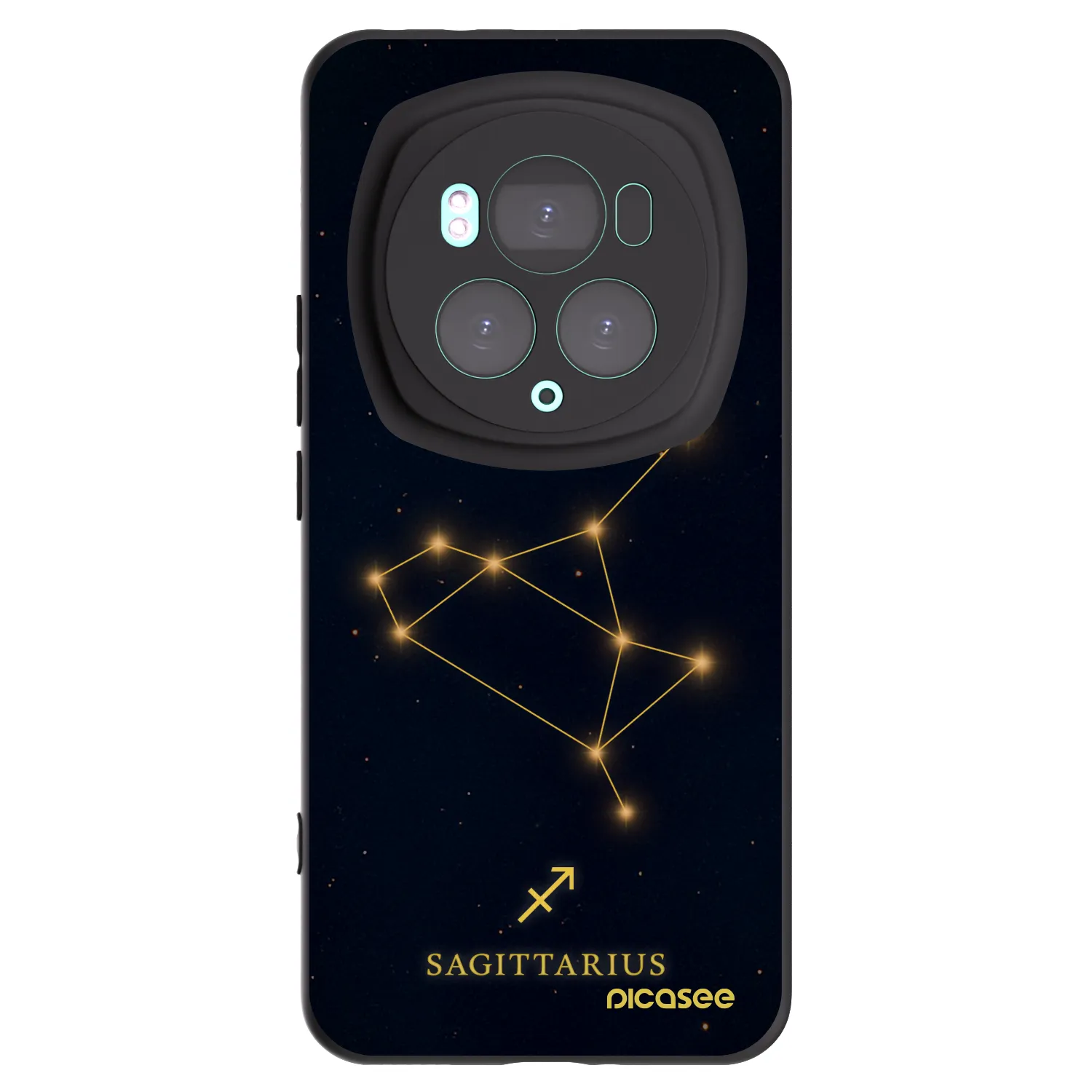 Picasee silikonski črni ovitek za Honor Magic6 Pro - SAGITTARIUS