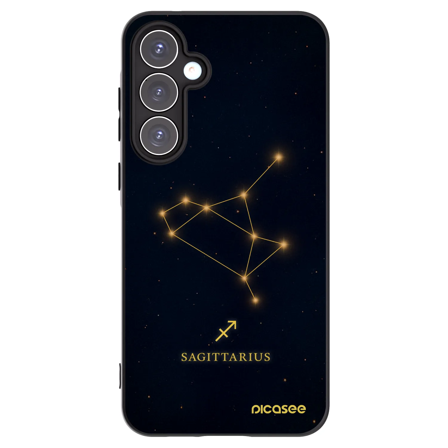 Picasee silikonski črni ovitek za Samsung Galaxy A55 5G A556B - SAGITTARIUS