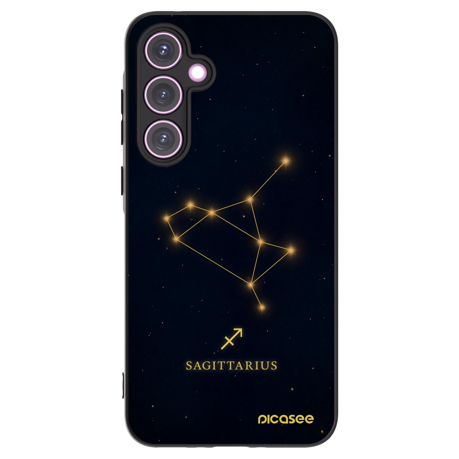 Picasee silikonski črni ovitek za Samsung Galaxy A35 5G A356B - SAGITTARIUS