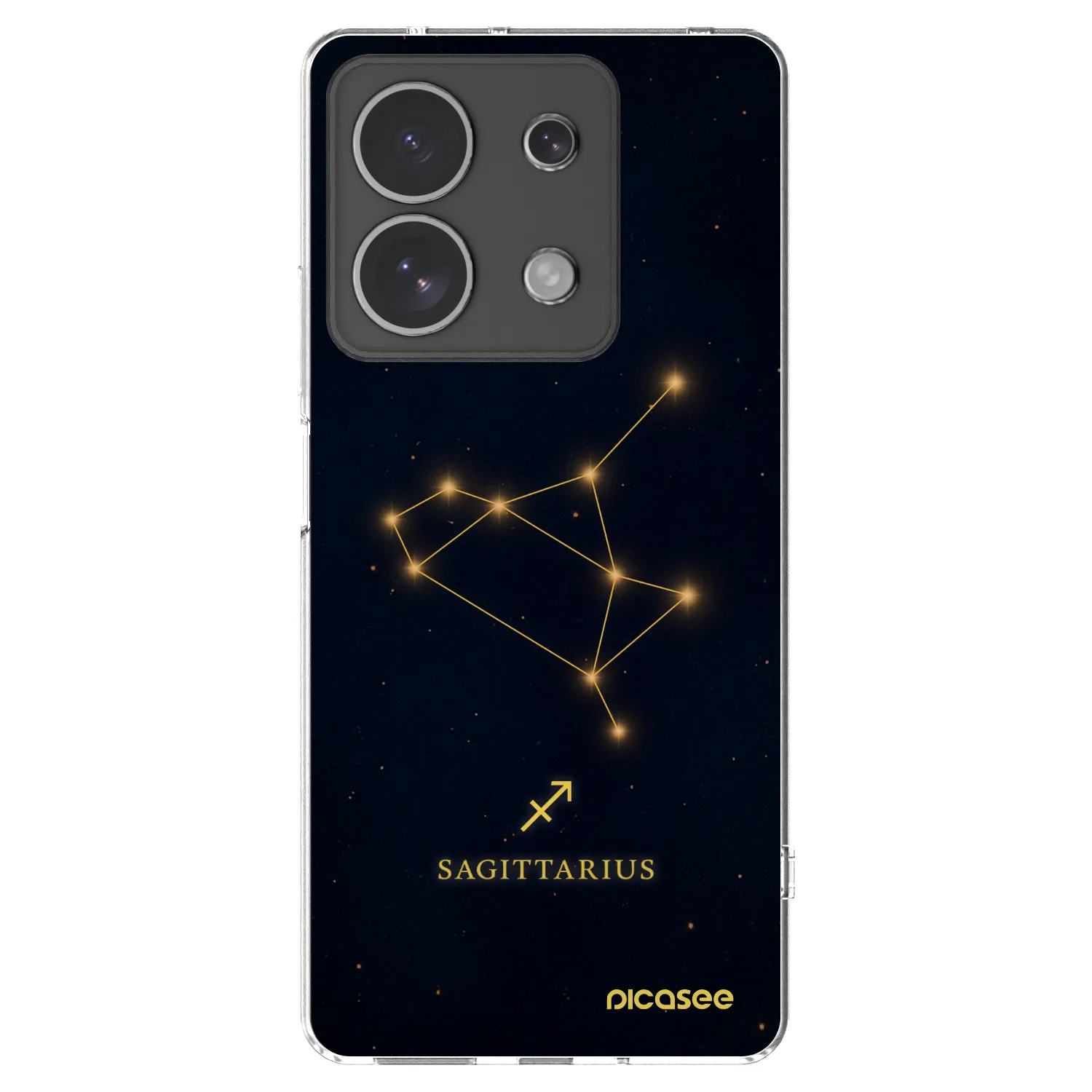 Picasee silikonski prozorni ovitek za Xiaomi Redmi Note 13 4G - SAGITTARIUS