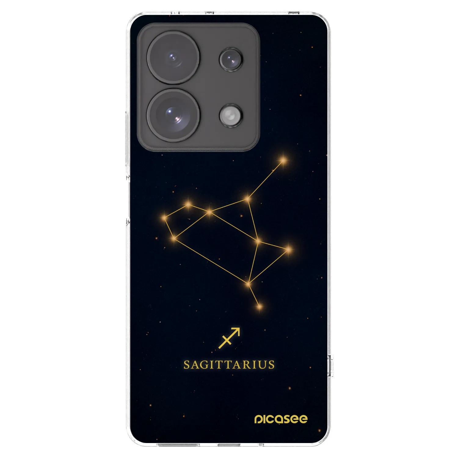 Picasee silikonski prozorni ovitek za Xiaomi Redmi Note 13 Pro 4G - SAGITTARIUS