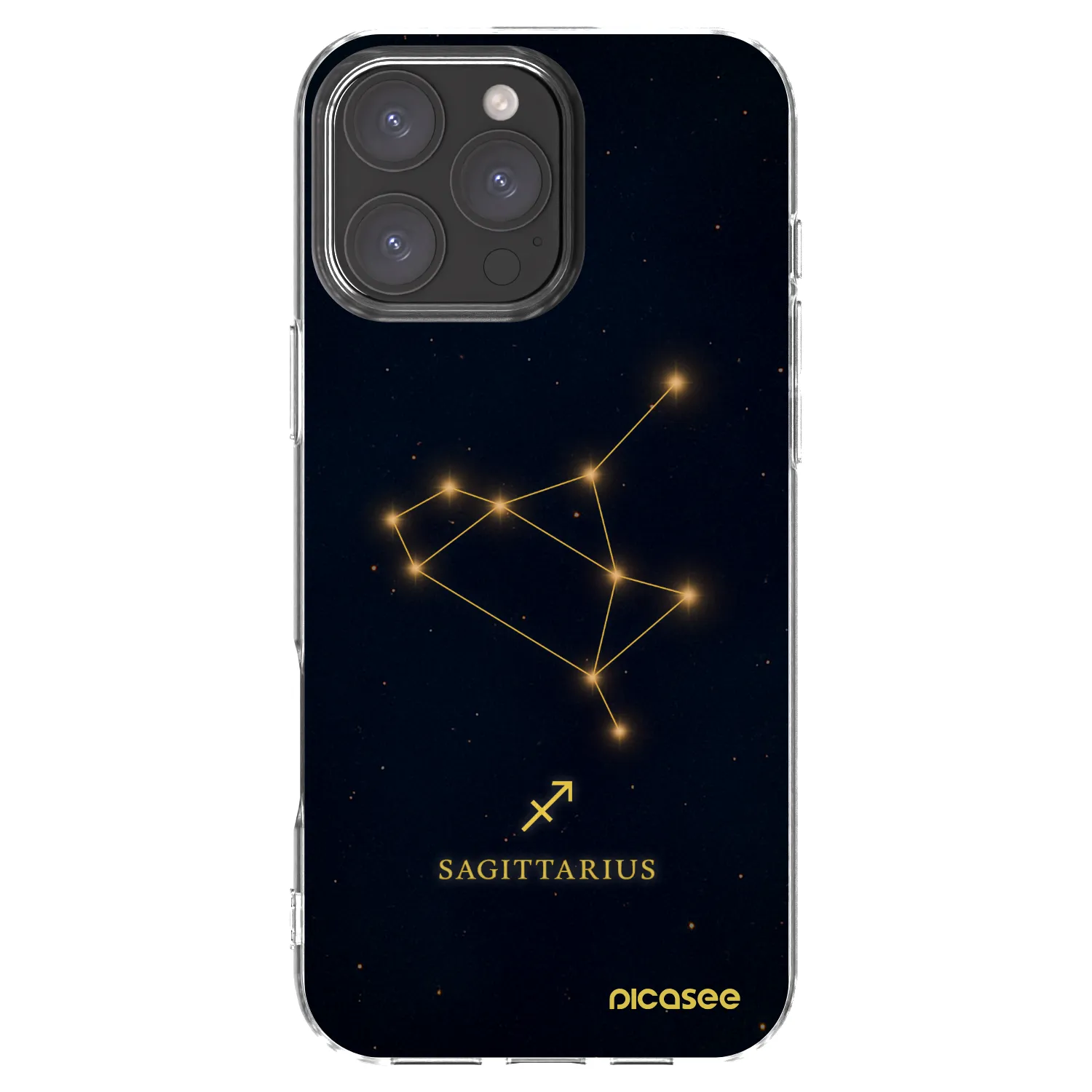 Picasee silikonski prozorni ovitek za Apple iPhone 16 Pro Max - SAGITTARIUS