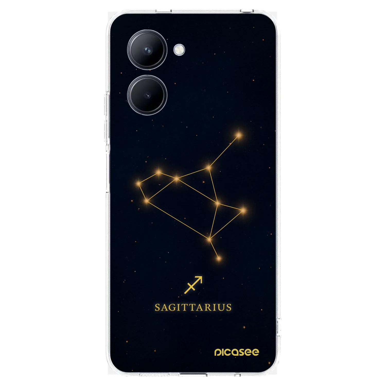 Picasee silikonski prozorni ovitek za Realme C33 (2023) - SAGITTARIUS