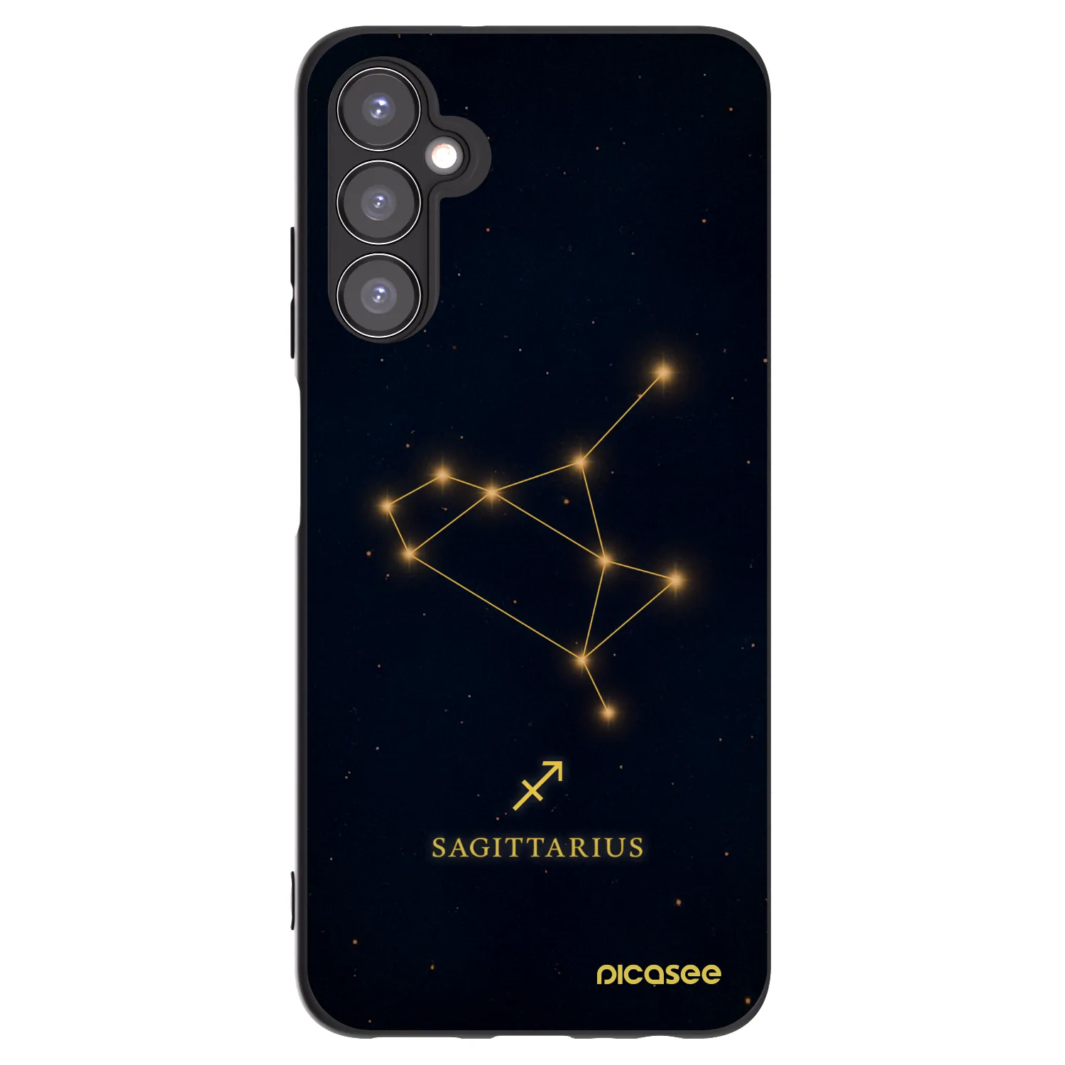 Picasee silikonski črni ovitek za Samsung Galaxy A05s A057G - SAGITTARIUS