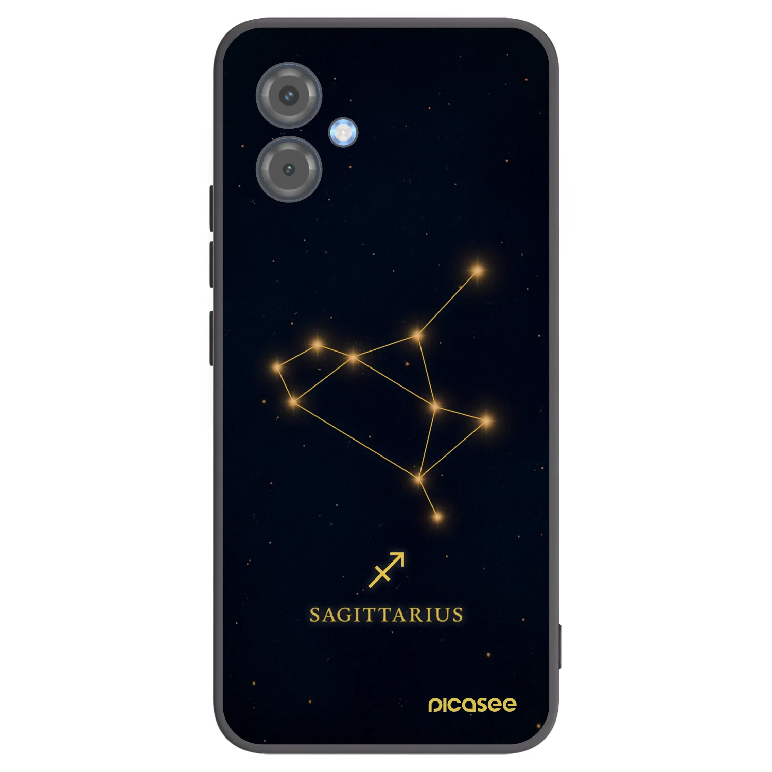 Picasee silikonski črni ovitek za Motorola Moto G14 - SAGITTARIUS