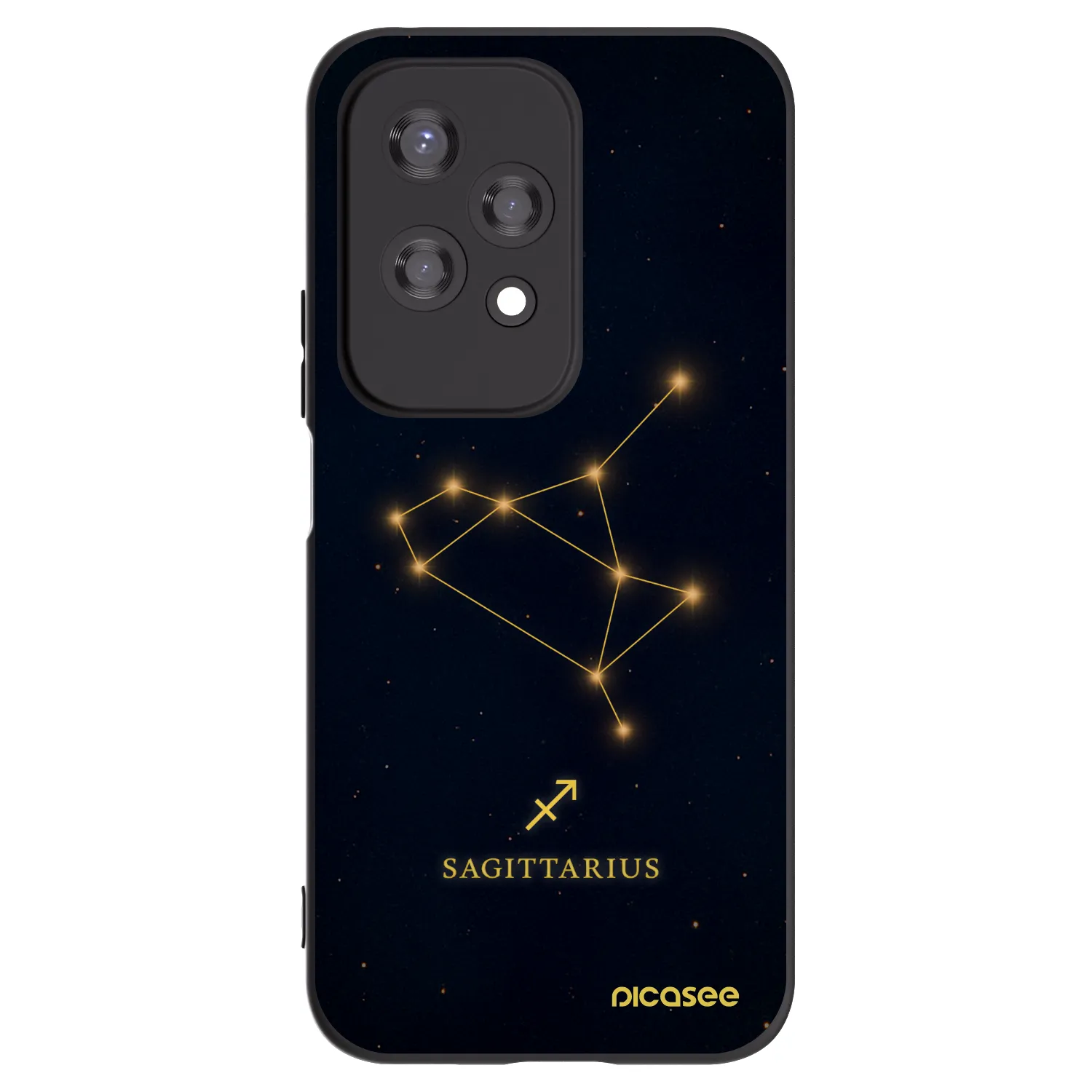 Picasee silikonski črni ovitek za Honor 200 Lite - SAGITTARIUS