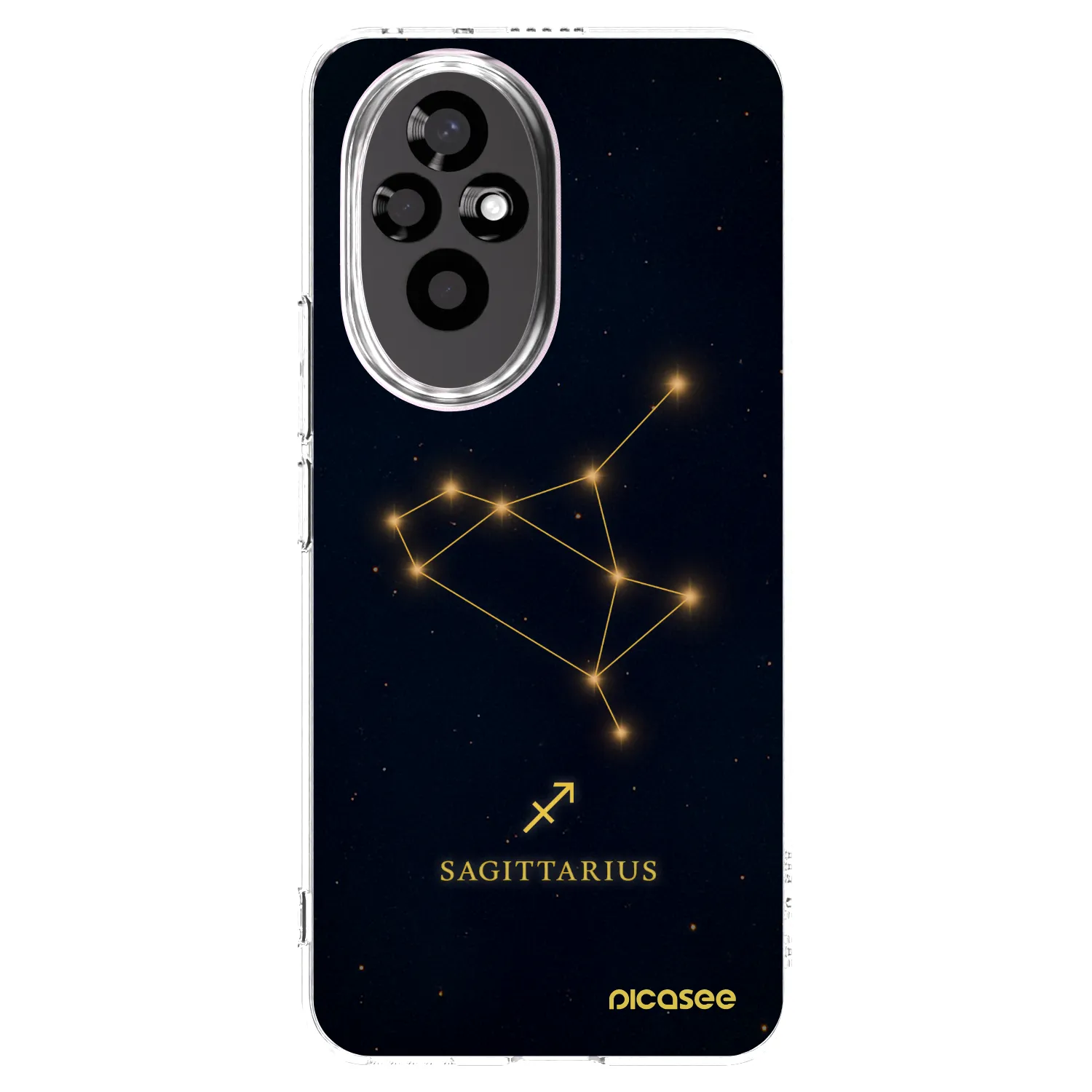 Picasee silikonski prozorni ovitek za Honor 200 Pro 5G - SAGITTARIUS