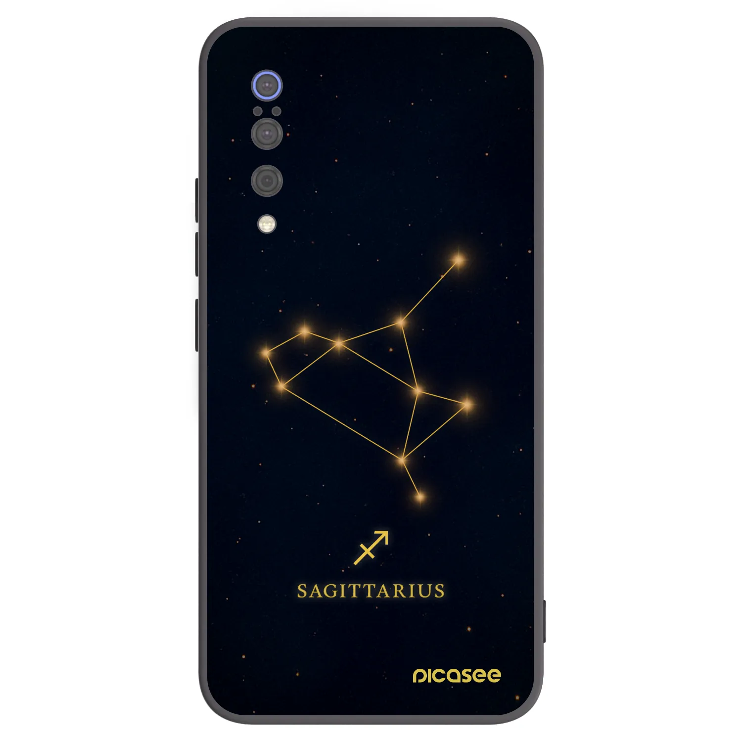 Picasee silikonski črni ovitek za Xiaomi Mi 9 - SAGITTARIUS