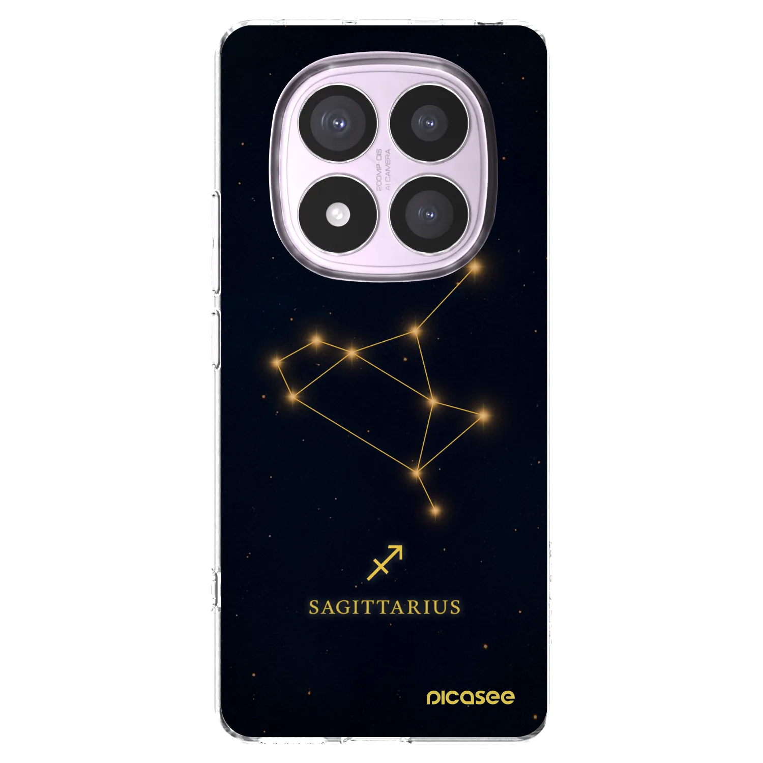 Picasee silikonski prozorni ovitek za Xiaomi Redmi Note 14 Pro 5G - SAGITTARIUS