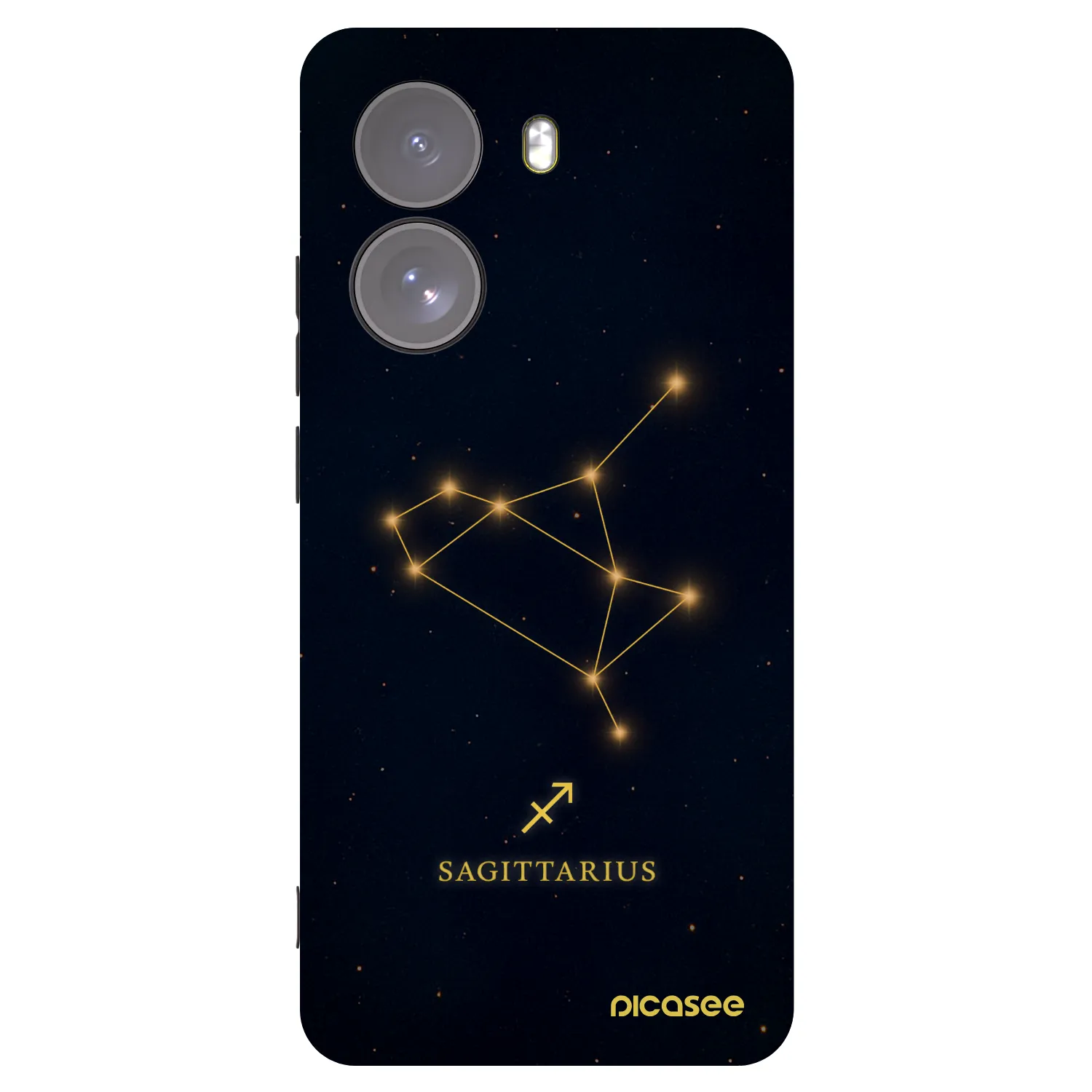 Picasee silikonski črni ovitek za Xiaomi Poco X7 - SAGITTARIUS