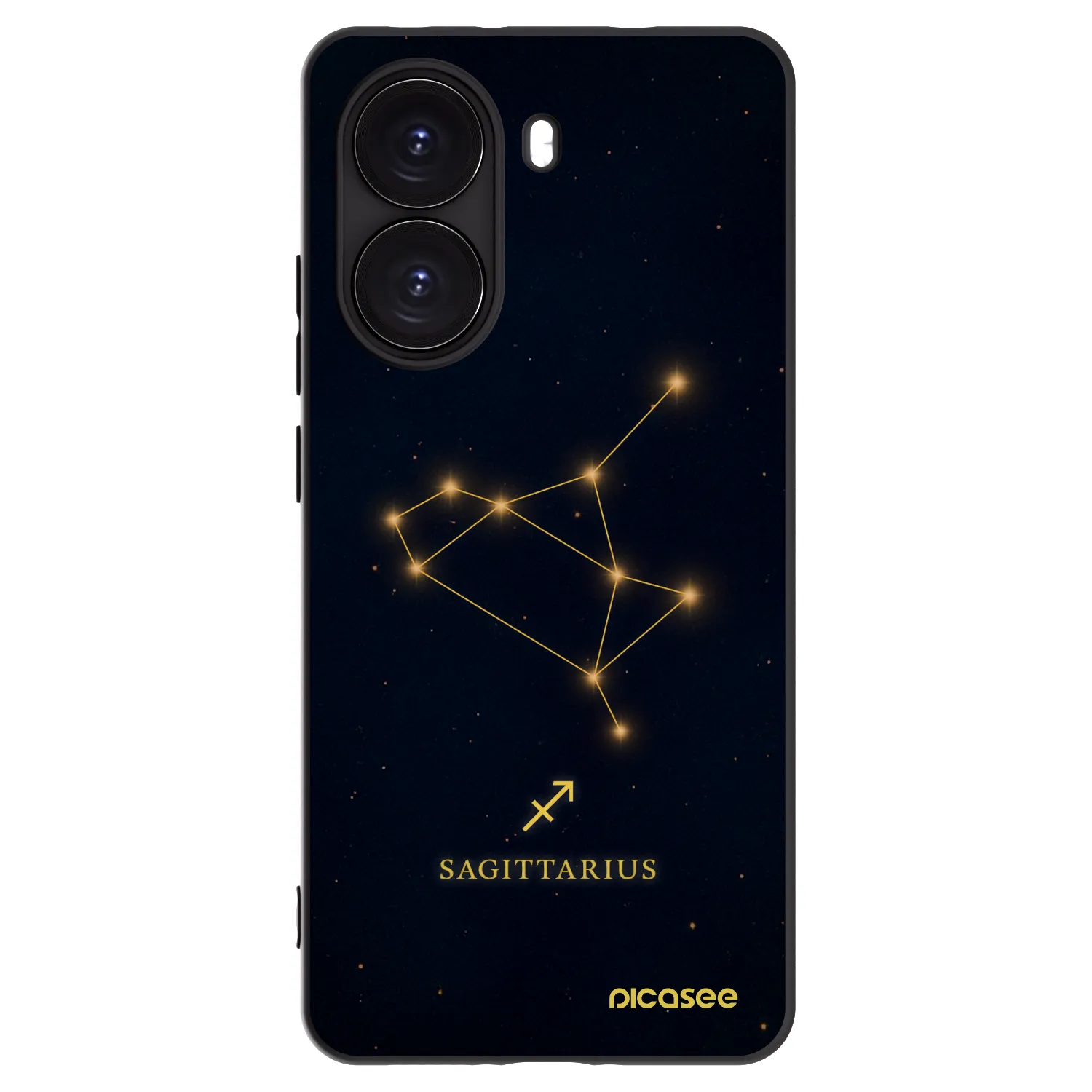 Picasee silikonski črni ovitek za Xiaomi Poco X7 Pro 5G - SAGITTARIUS