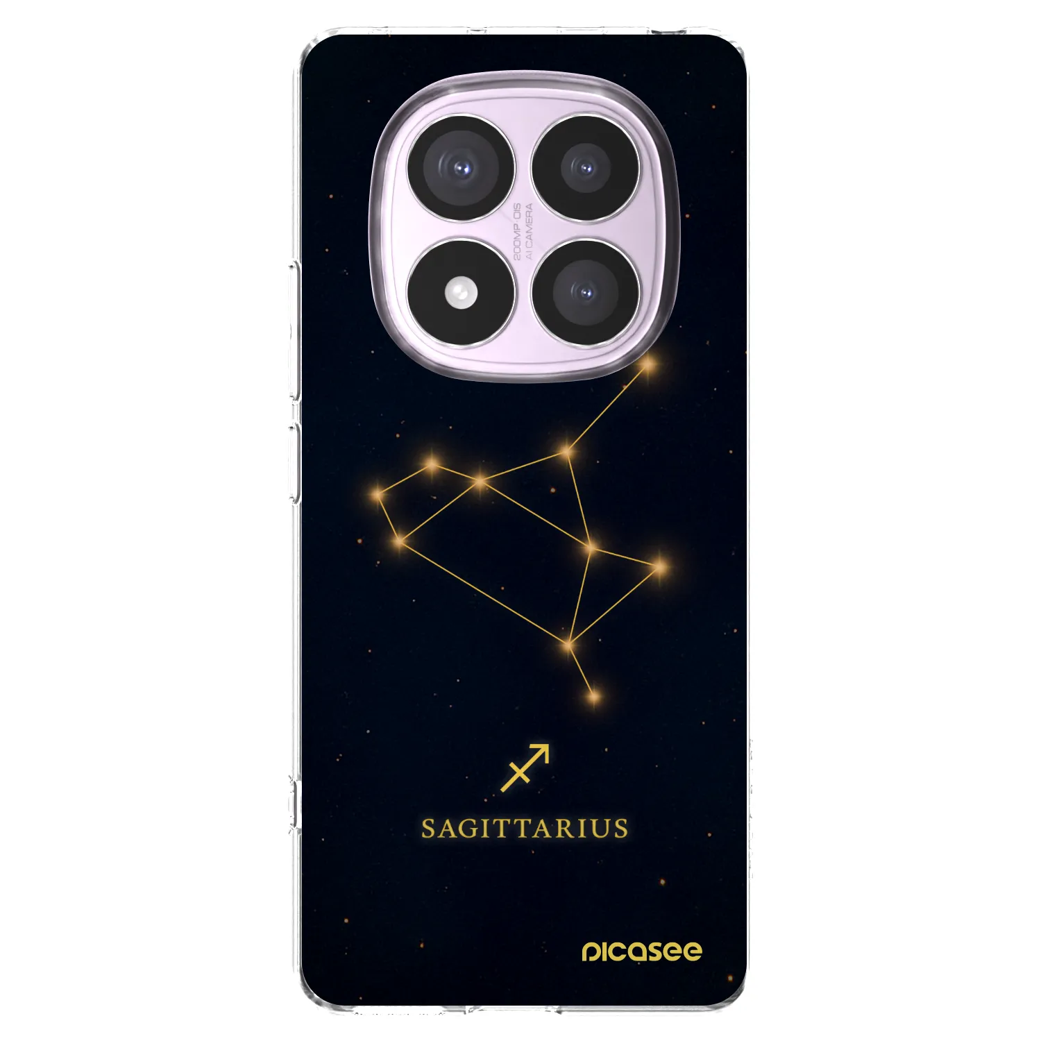 Picasee silikonski prozorni ovitek za Xiaomi Redmi Note 14 Pro 4G - SAGITTARIUS