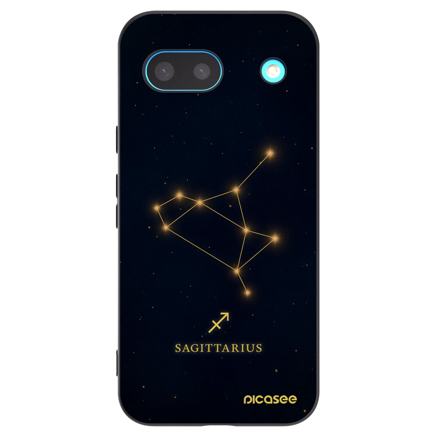 Picasee silikonski črni ovitek za Google Pixel 8 - SAGITTARIUS