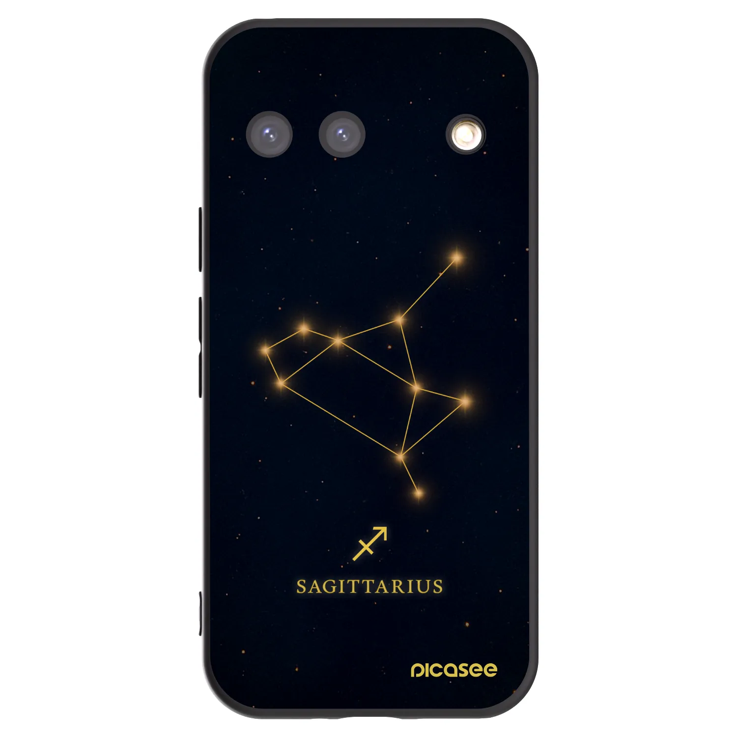 Picasee silikonski črni ovitek za Google Pixel 9 - SAGITTARIUS