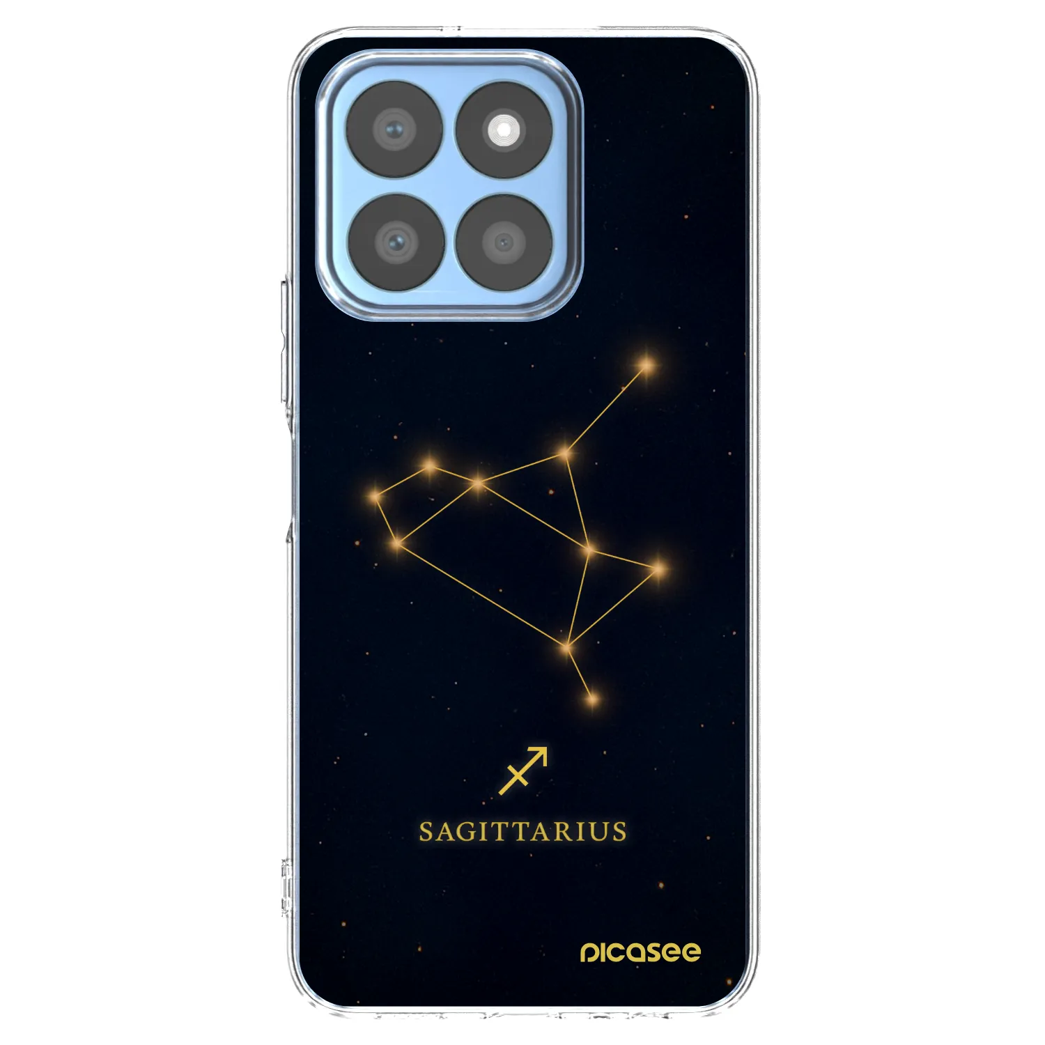 Picasee silikonski prozorni ovitek za Honor X8c - SAGITTARIUS