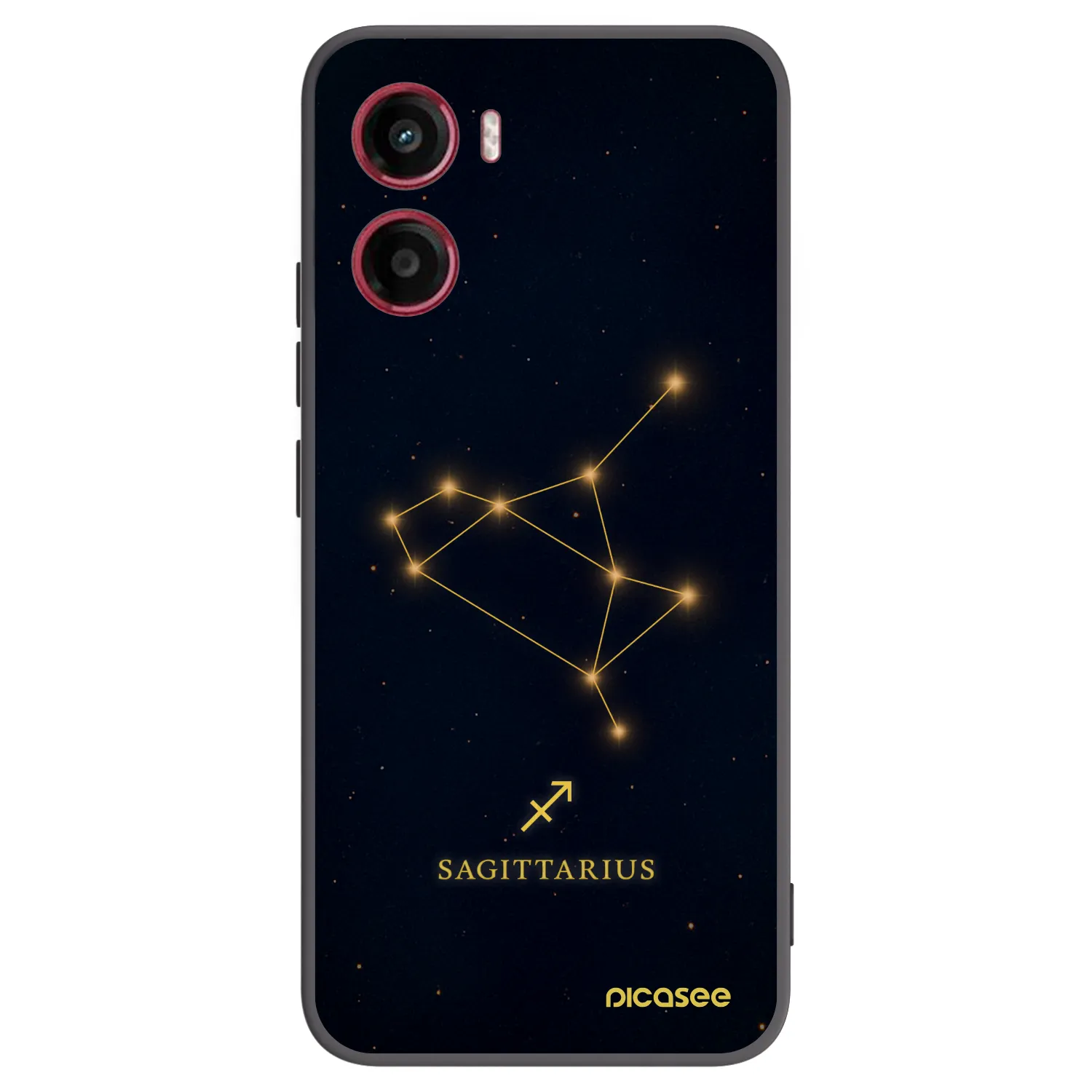 Picasee silikonski črni ovitek za Motorola Moto G05 - SAGITTARIUS