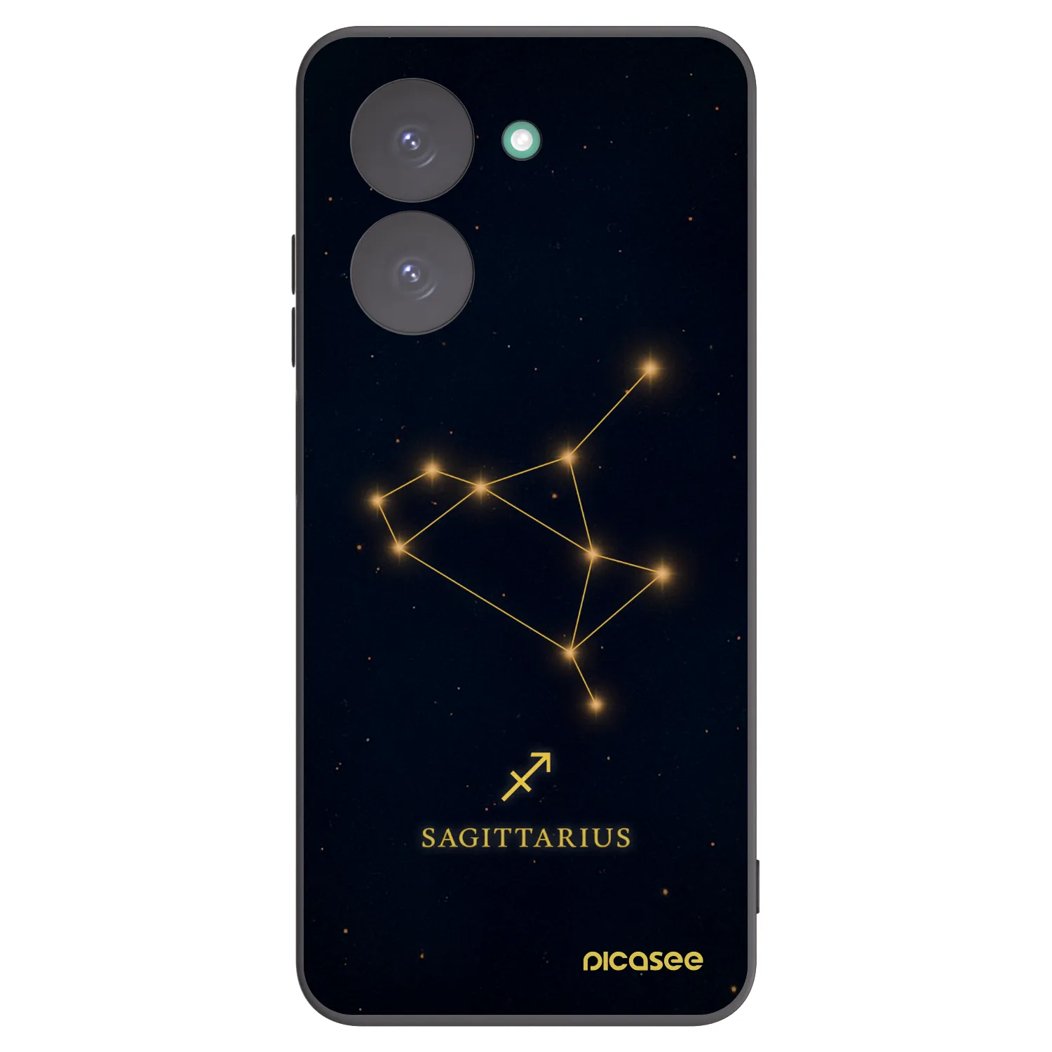Picasee silikonski črni ovitek za Xiaomi Redmi A5 - SAGITTARIUS