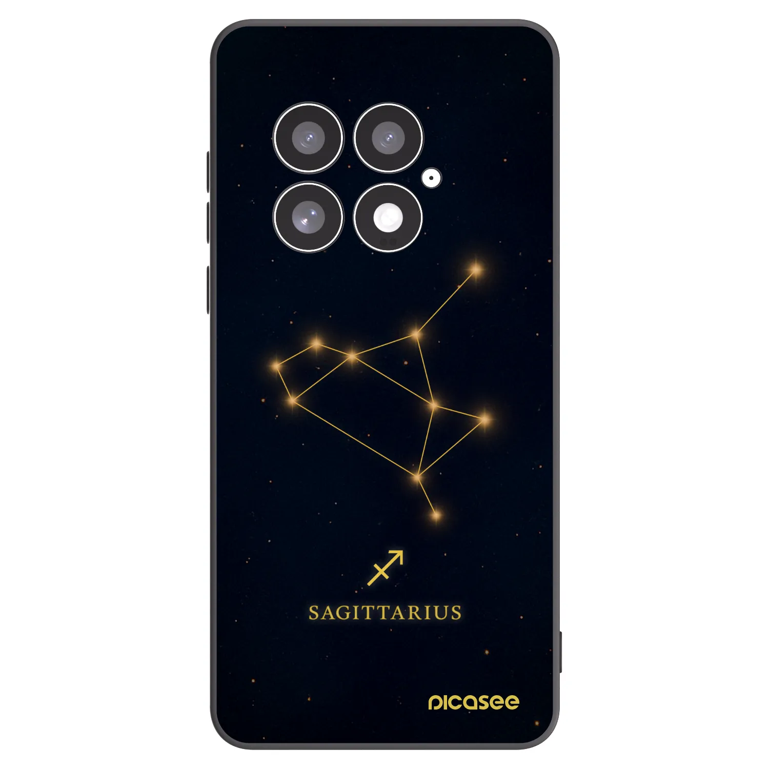 Picasee silikonski črni ovitek za OnePlus 13 5G - SAGITTARIUS