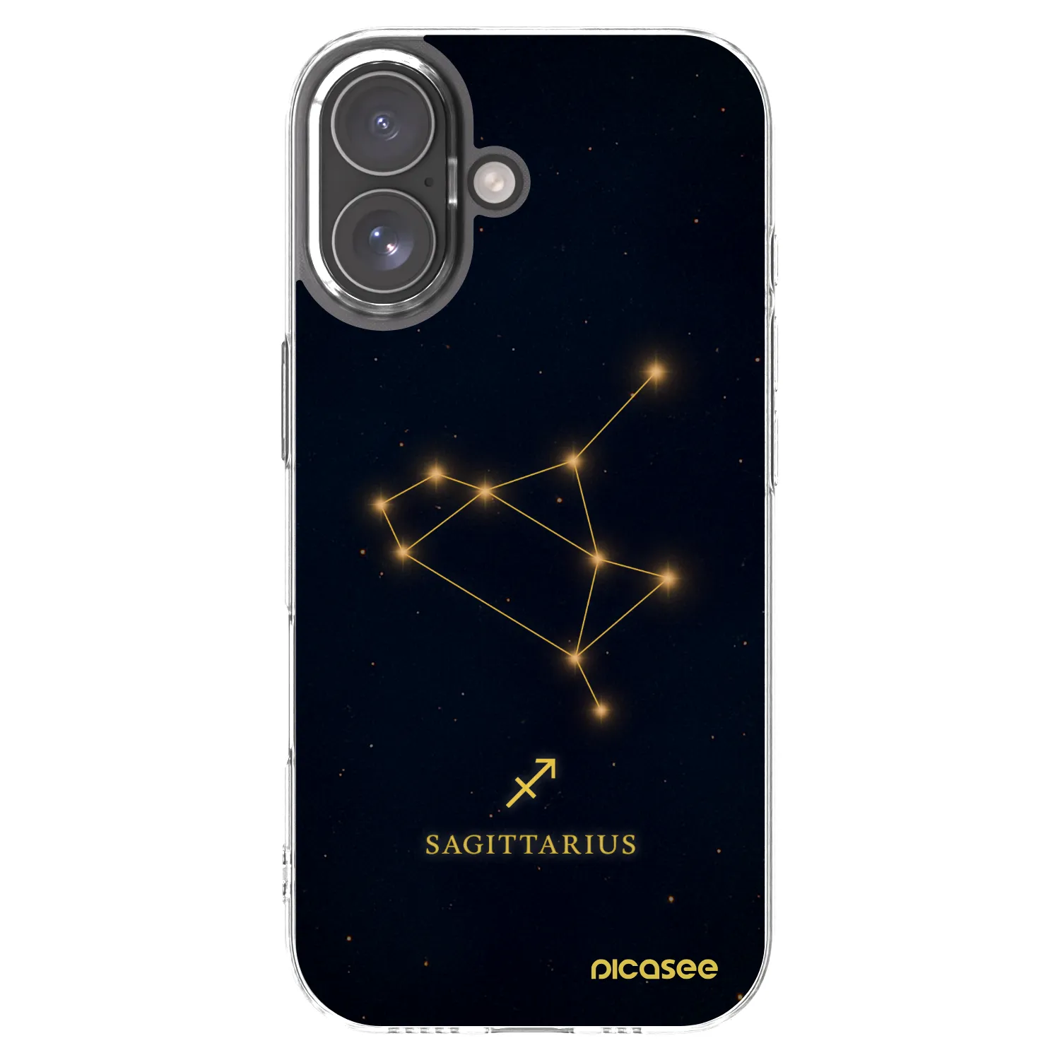 Picasee silikonski prozorni ovitek za Apple iPhone 17 - SAGITTARIUS