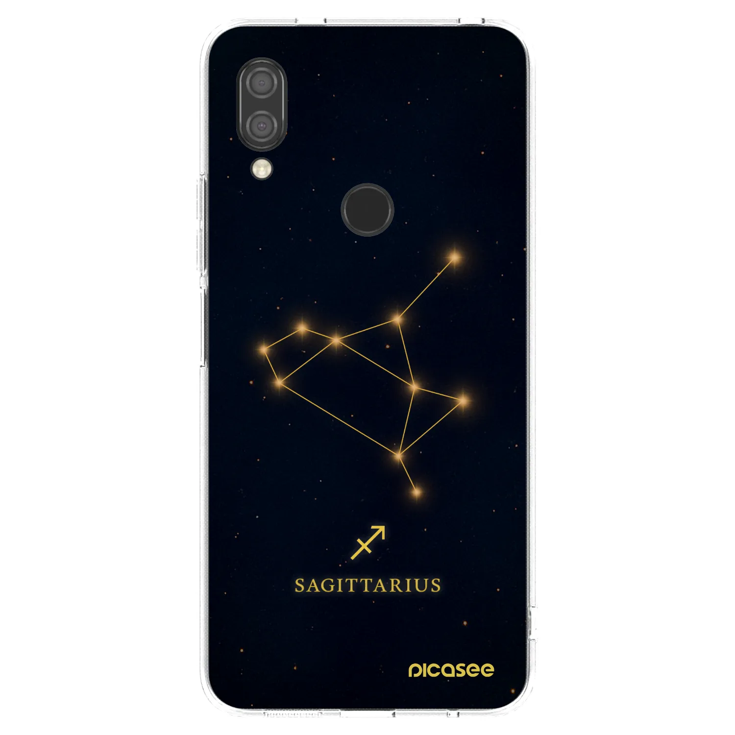 Picasee silikonski prozorni ovitek za Xiaomi Redmi 7 - SAGITTARIUS