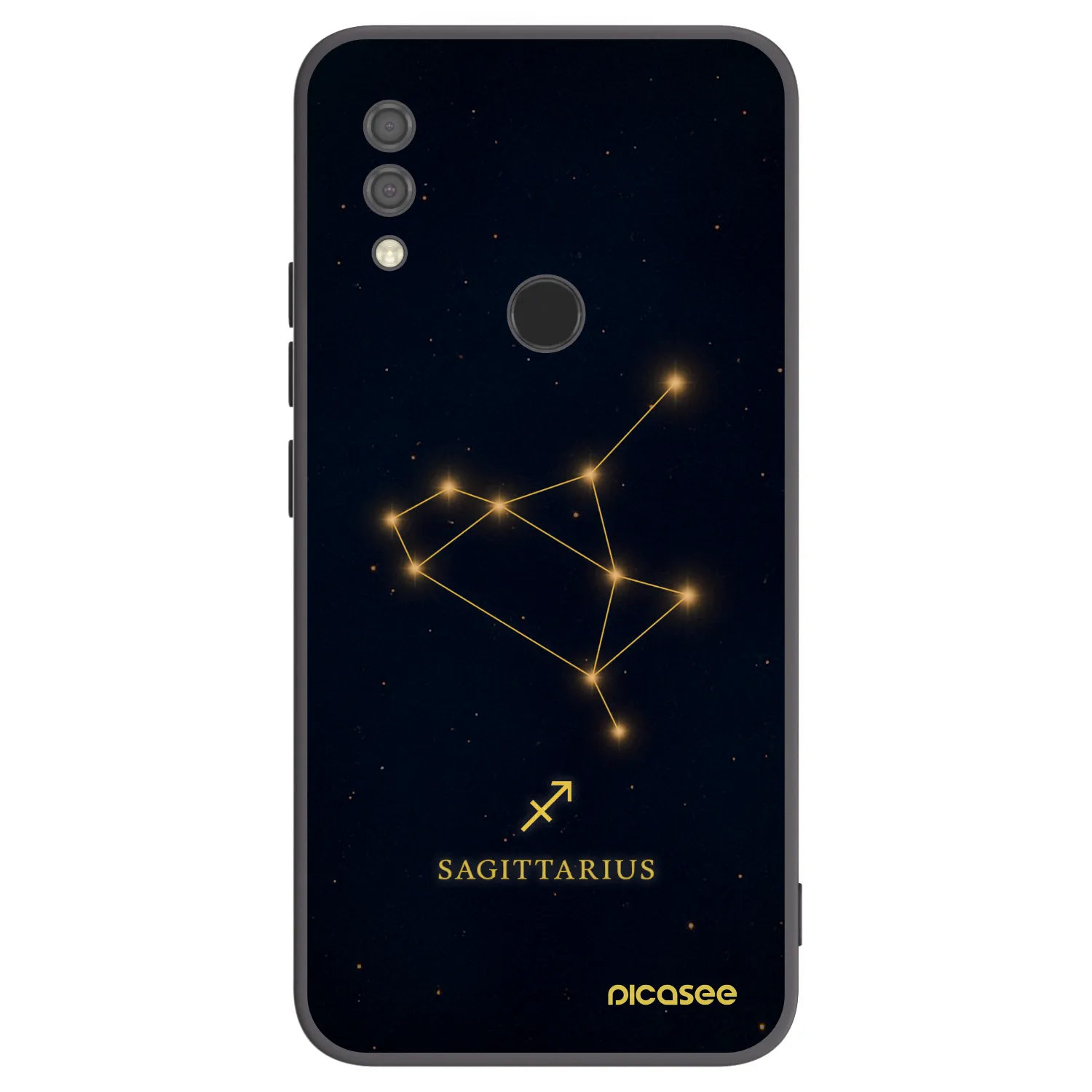 Picasee silikonski črni ovitek za Xiaomi Redmi 7 - SAGITTARIUS