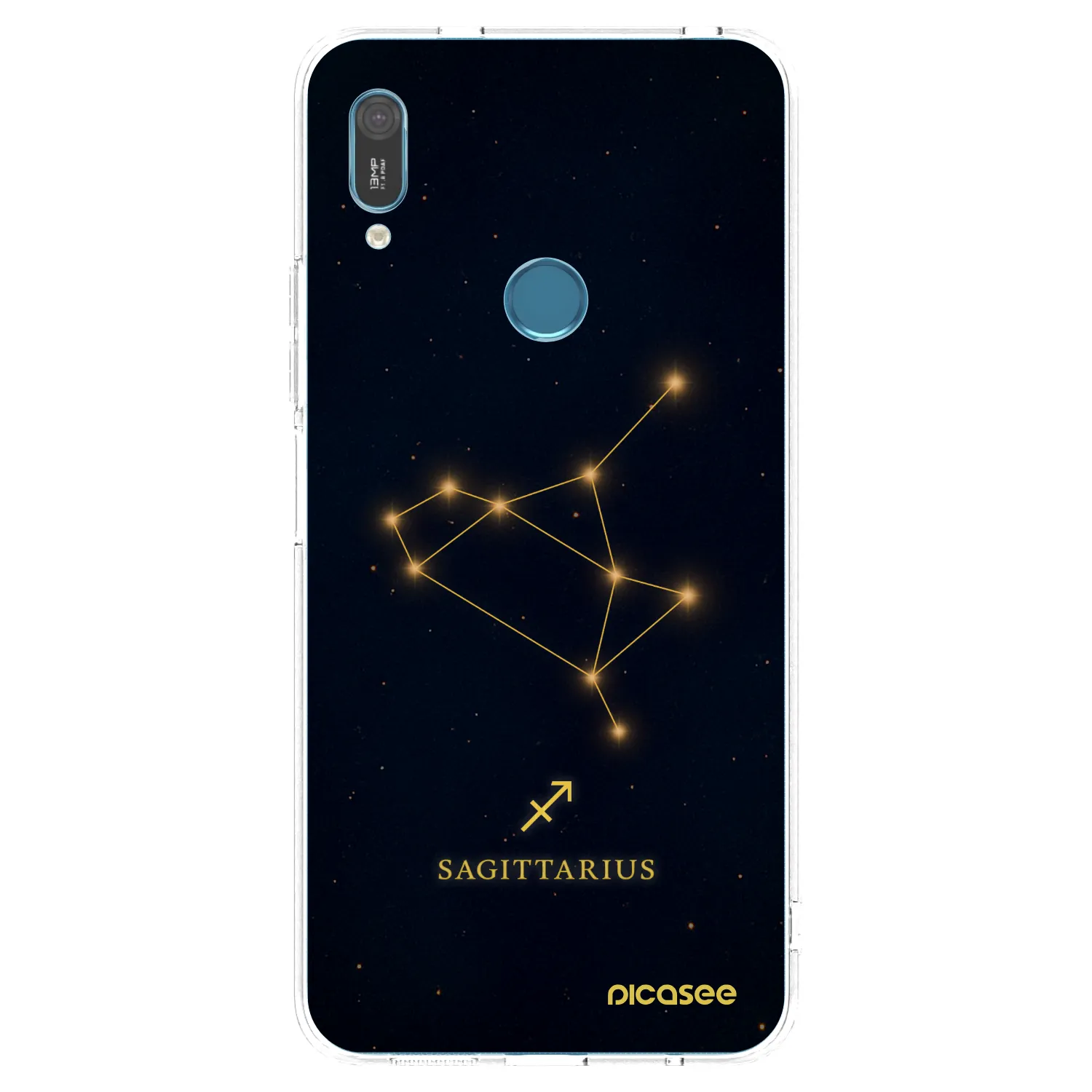 Picasee silikonski prozorni ovitek za Huawei Y6 2019 - SAGITTARIUS