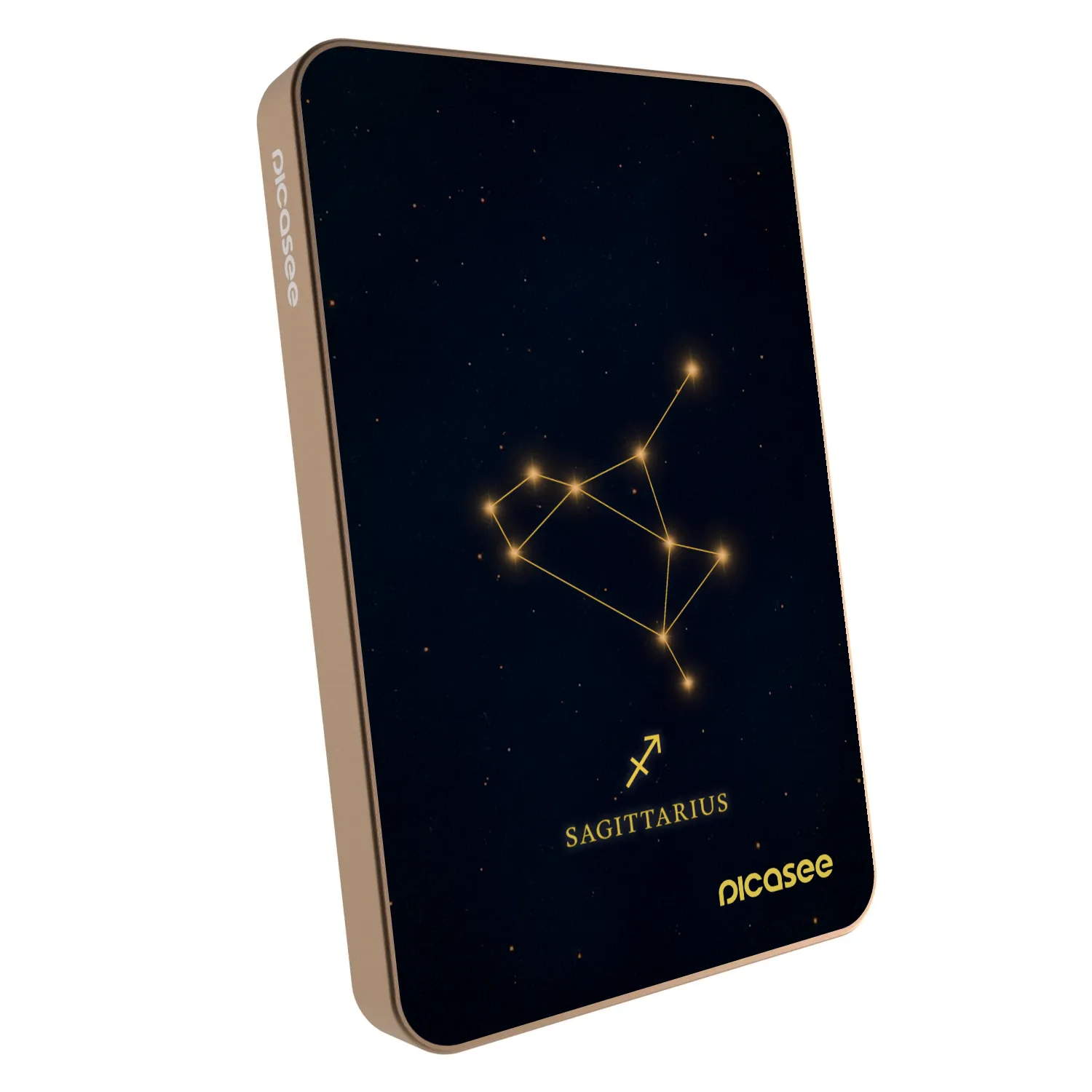 Picasee Prenosna baterija z MagSafe 5 000 mAh Zlati - SAGITTARIUS