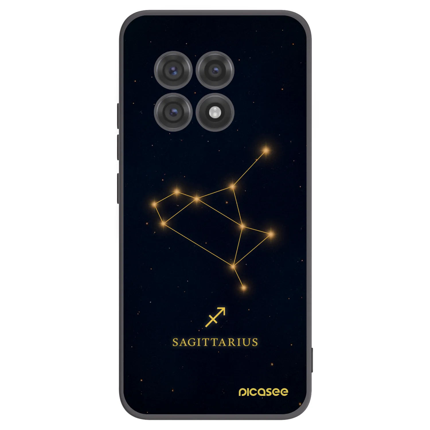 Picasee silikonski črni ovitek za OnePlus 13R 5G - SAGITTARIUS