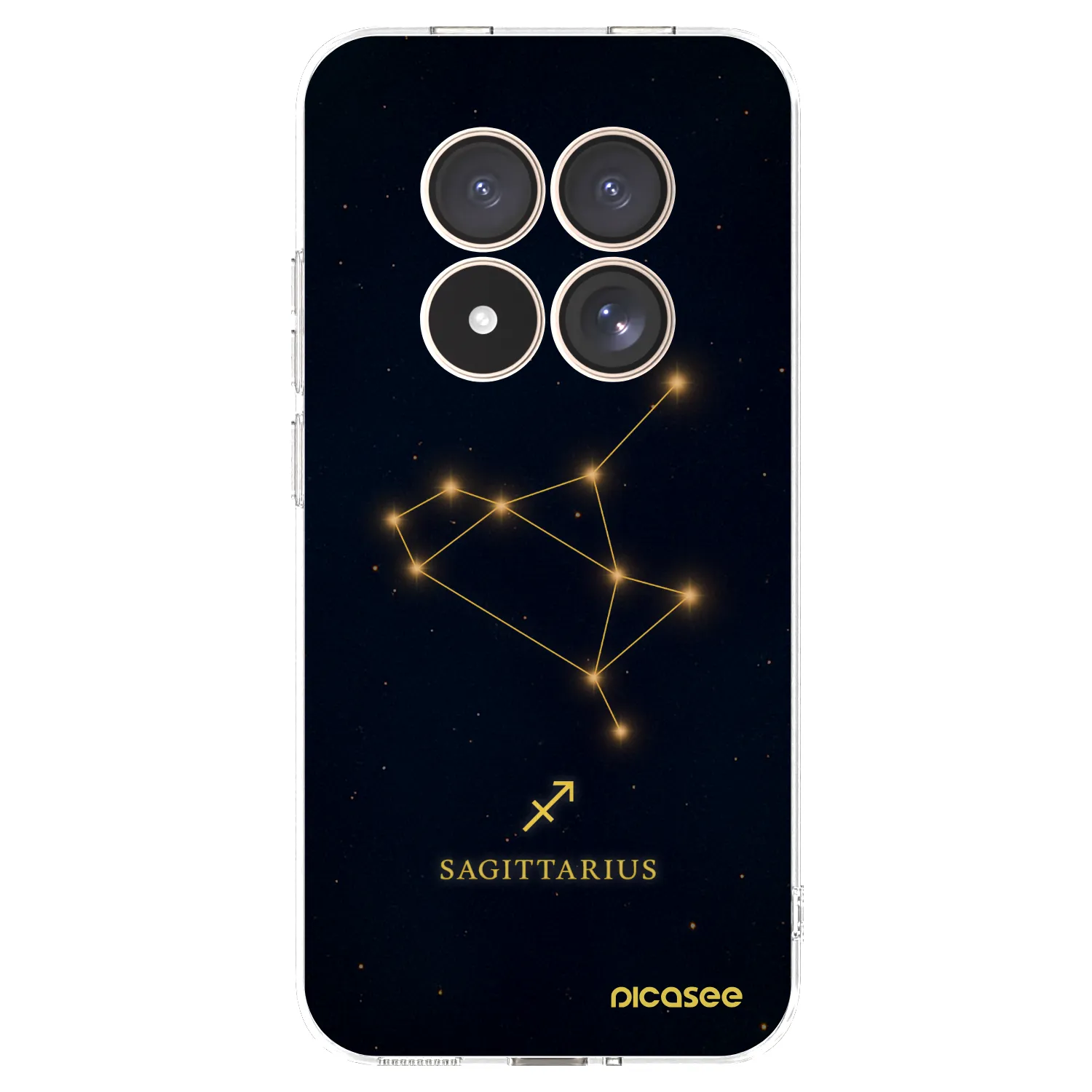 Picasee silikonski prozorni ovitek za Xiaomi Redmi Note 15 Pro 4G - SAGITTARIUS