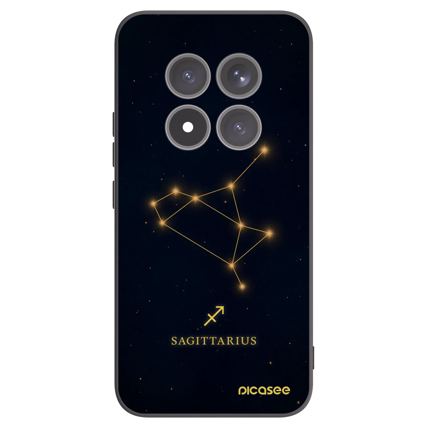 Picasee silikonski črni ovitek za Xiaomi Redmi Note 15 Pro+ - SAGITTARIUS