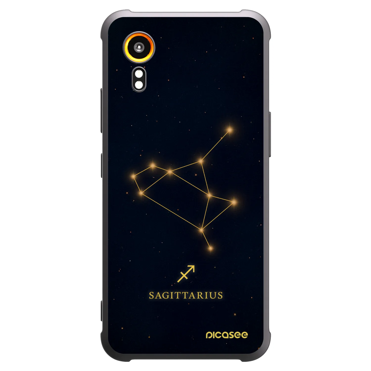 Picasee silikonski črni ovitek za Samsung Galaxy Xcover 7 - SAGITTARIUS